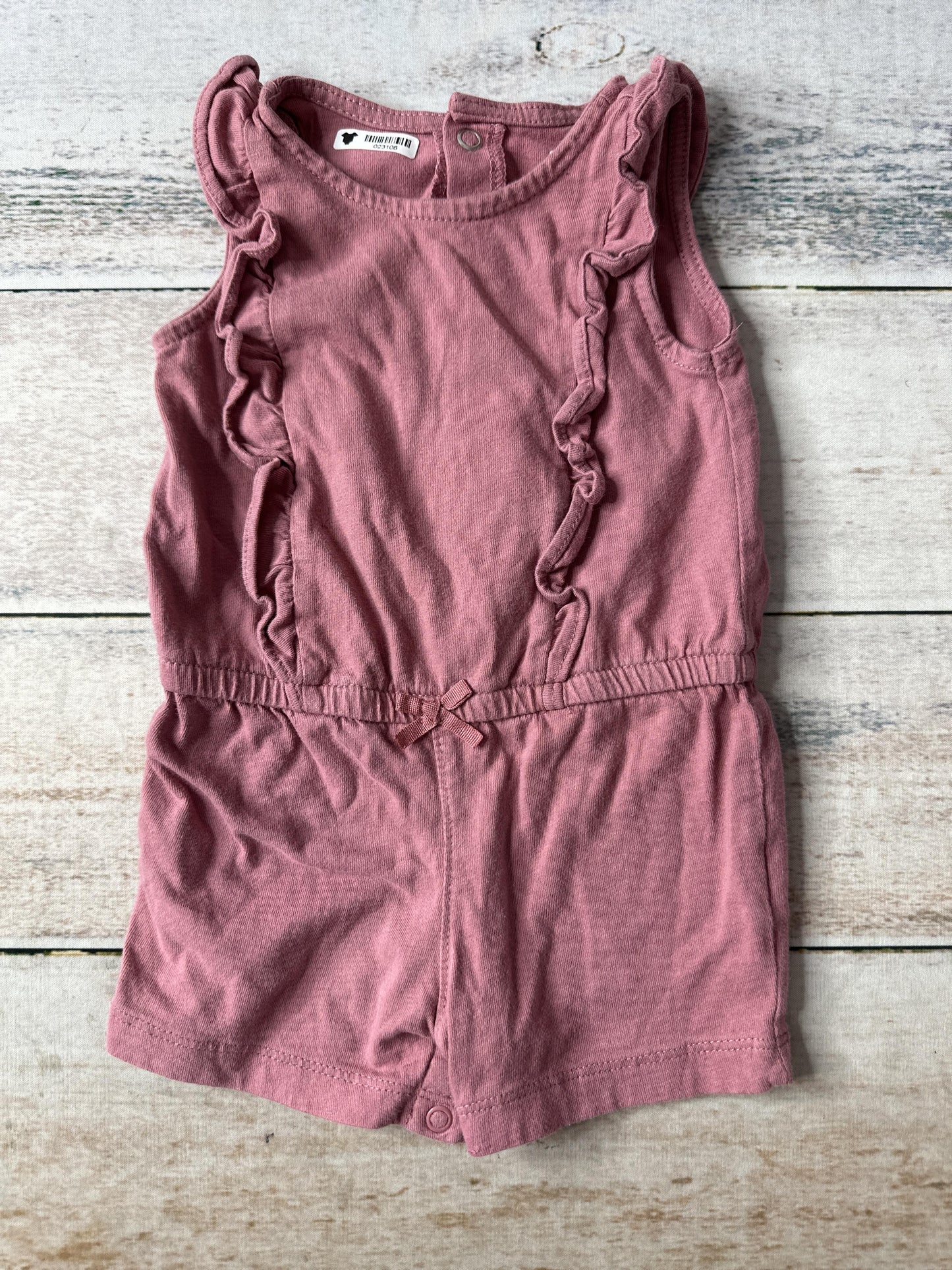 Carters Girls Burgundy | Mauve Romper Size: 3-6 months Burgundy | Mauve