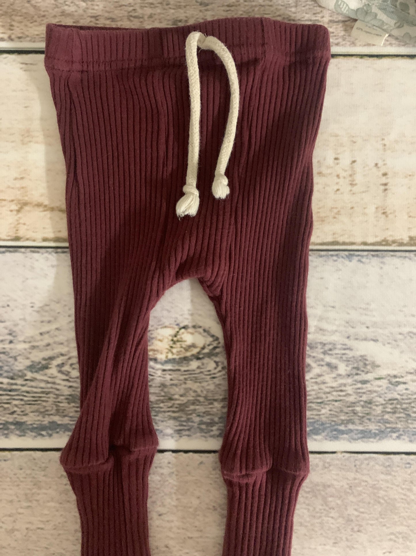 Forever French Girls Burgundy Pants Size: 3-6 months Burgundy
