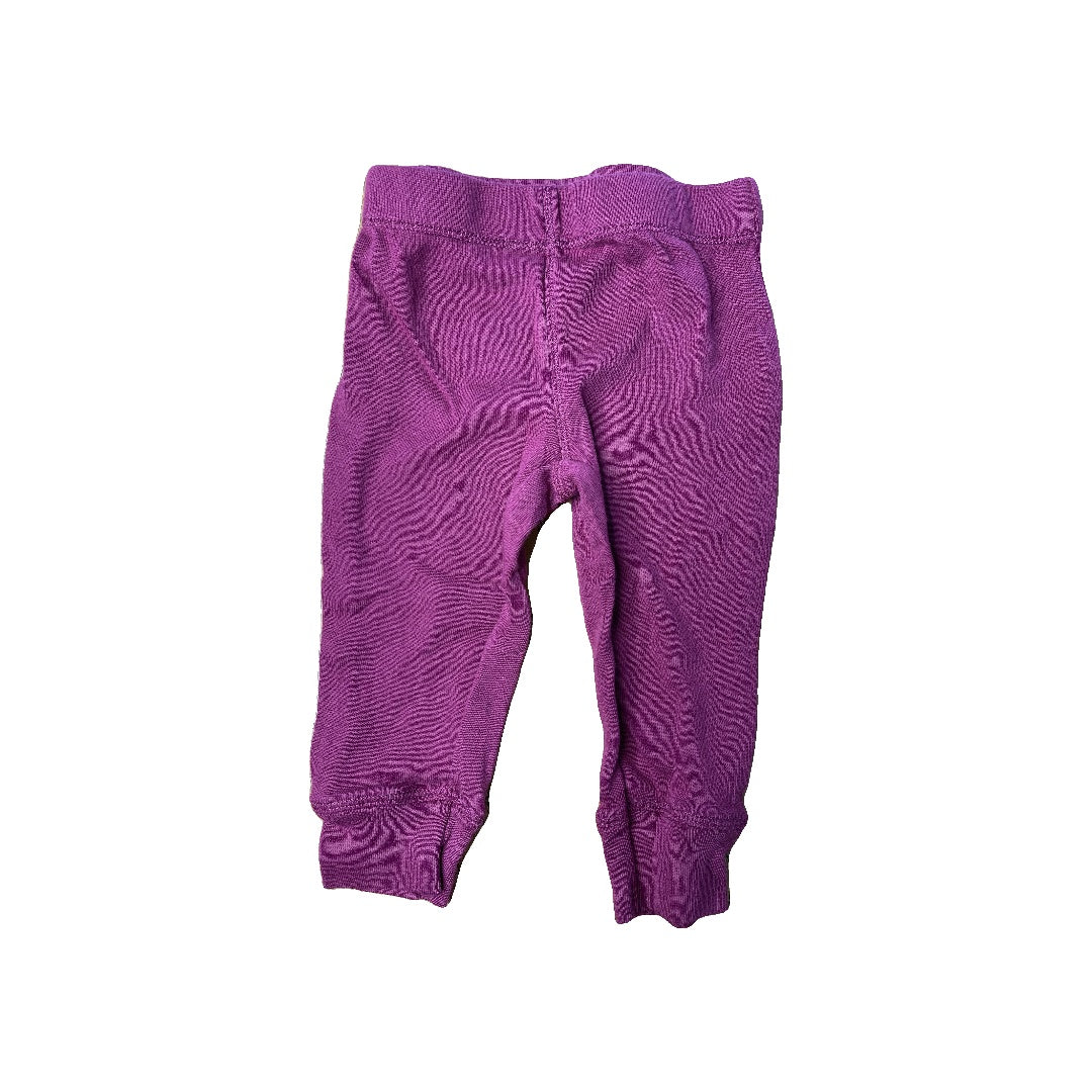 Leveret Girls Burgundy Pants Size: 3-6 months Burgundy