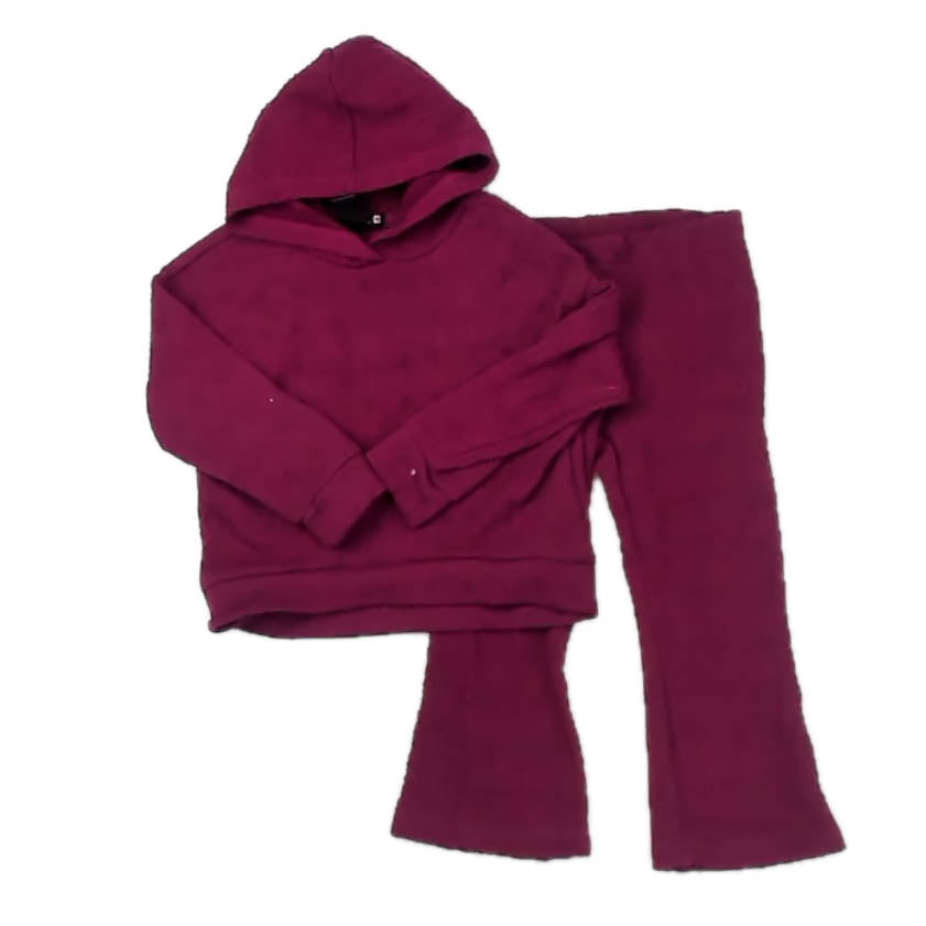 Insta Girl Girls Burgundy Apparel Sets Size: 2T Burgundy