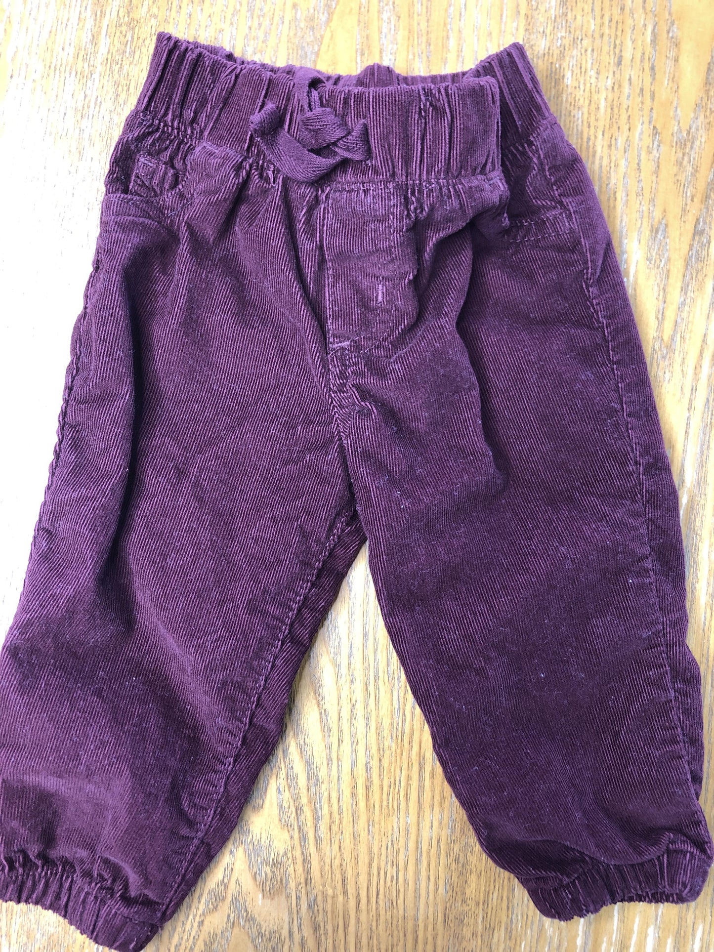 Carters Boys Burgundy Pants Size: 9 months Burgundy