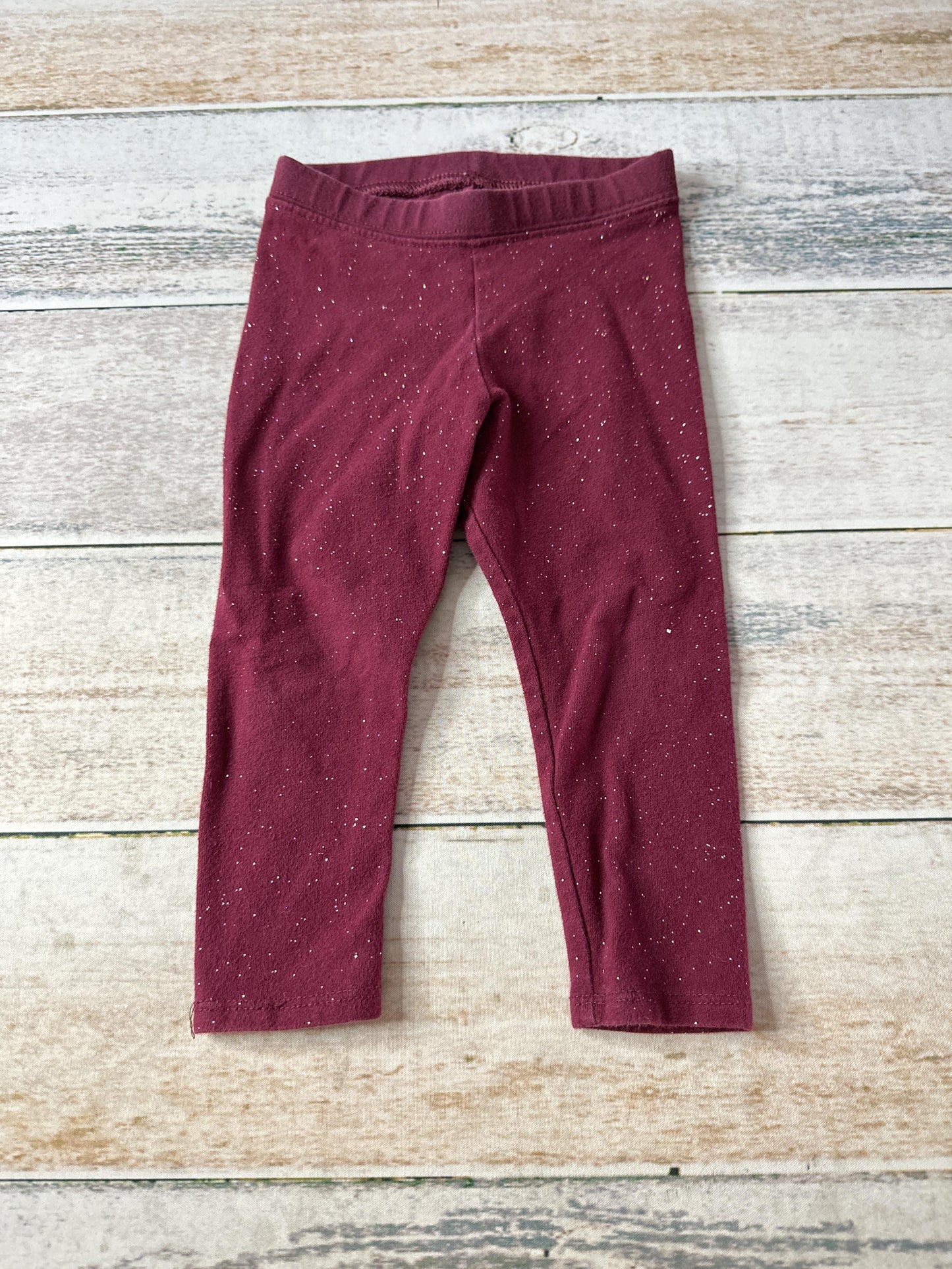 Cat & Jack Girls Burgundy Pants Size: 18 months Burgundy