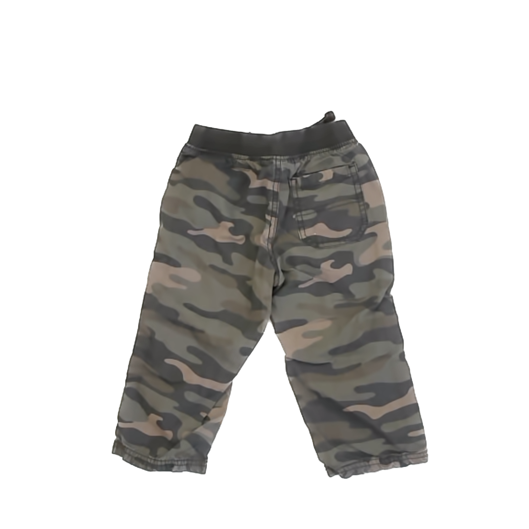 Carter's Boys Camo Cargo Pants Size: 18 Months Camo