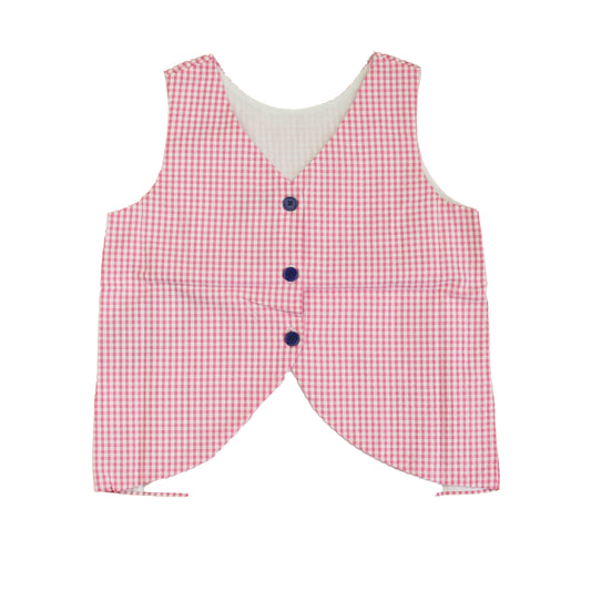 Classic Prep Girls Carmine Rose | Bright White Blouse Size: 6-14 Years Carmine Rose | Bright White