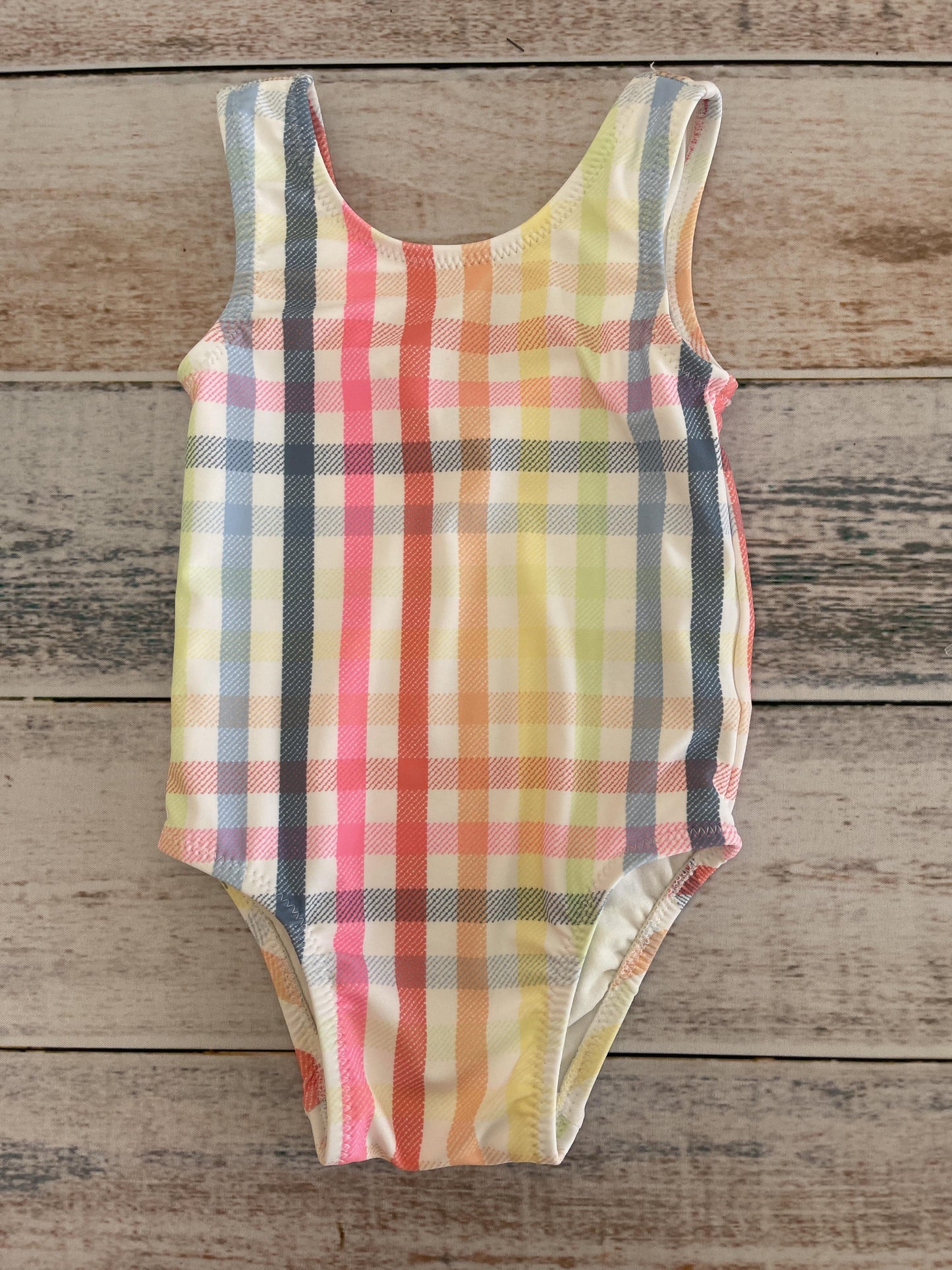 Old Navy Girls Check | Rainbow Swimwear Size: 12 months Check | Rainbow
