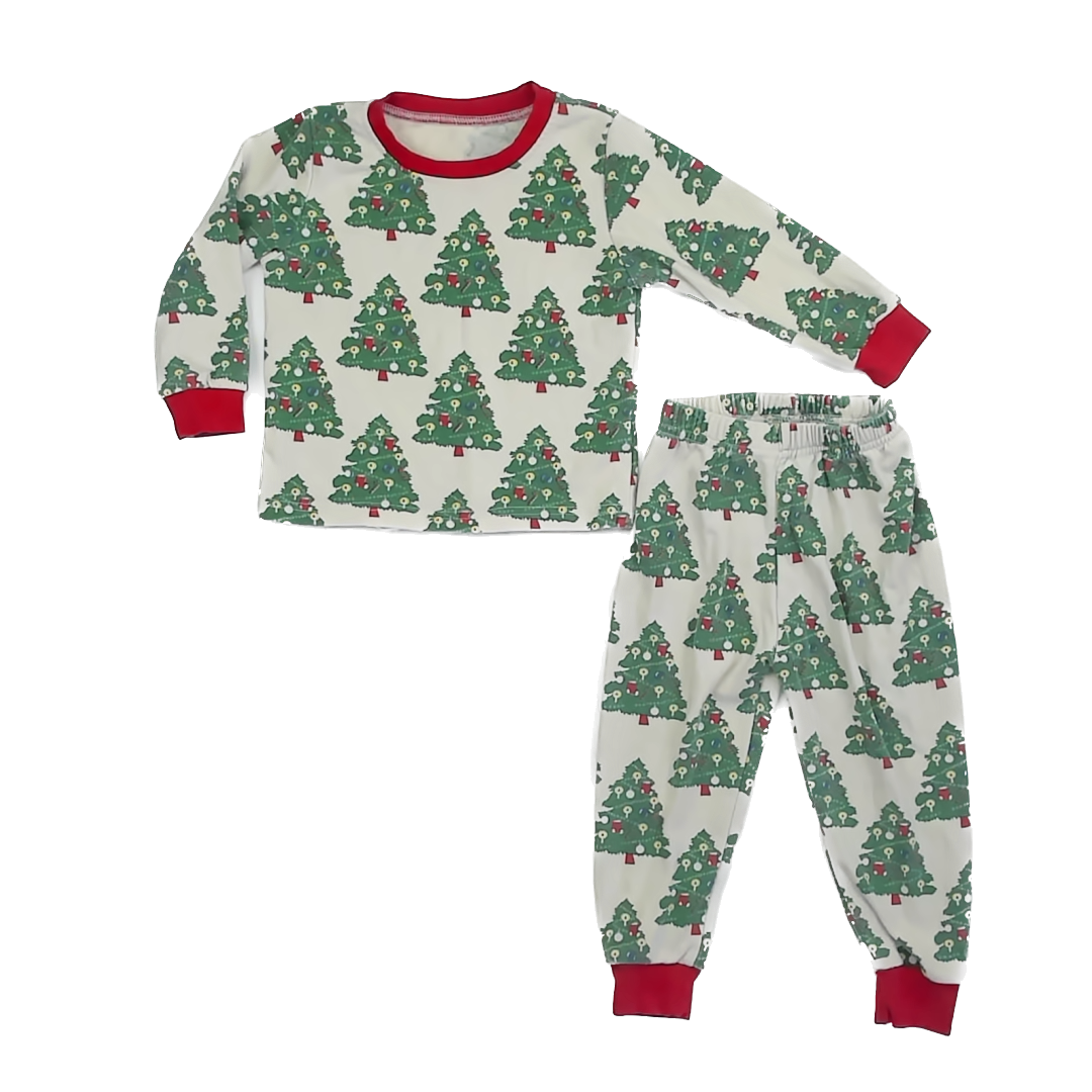 Unknown Brand Boys Christmas Tree 2-piece Pajamas Size: 2-3T* Christmas Tree