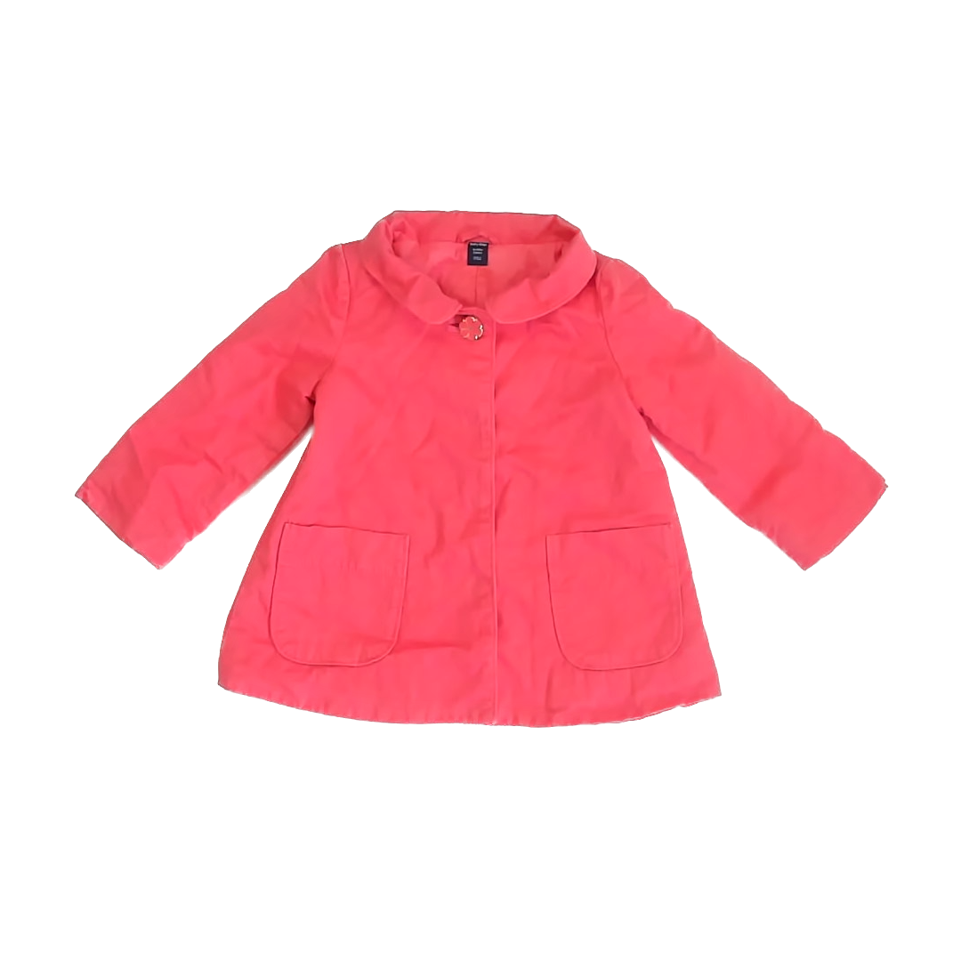 Gap Girls Coral Jacket Size: 2T Coral