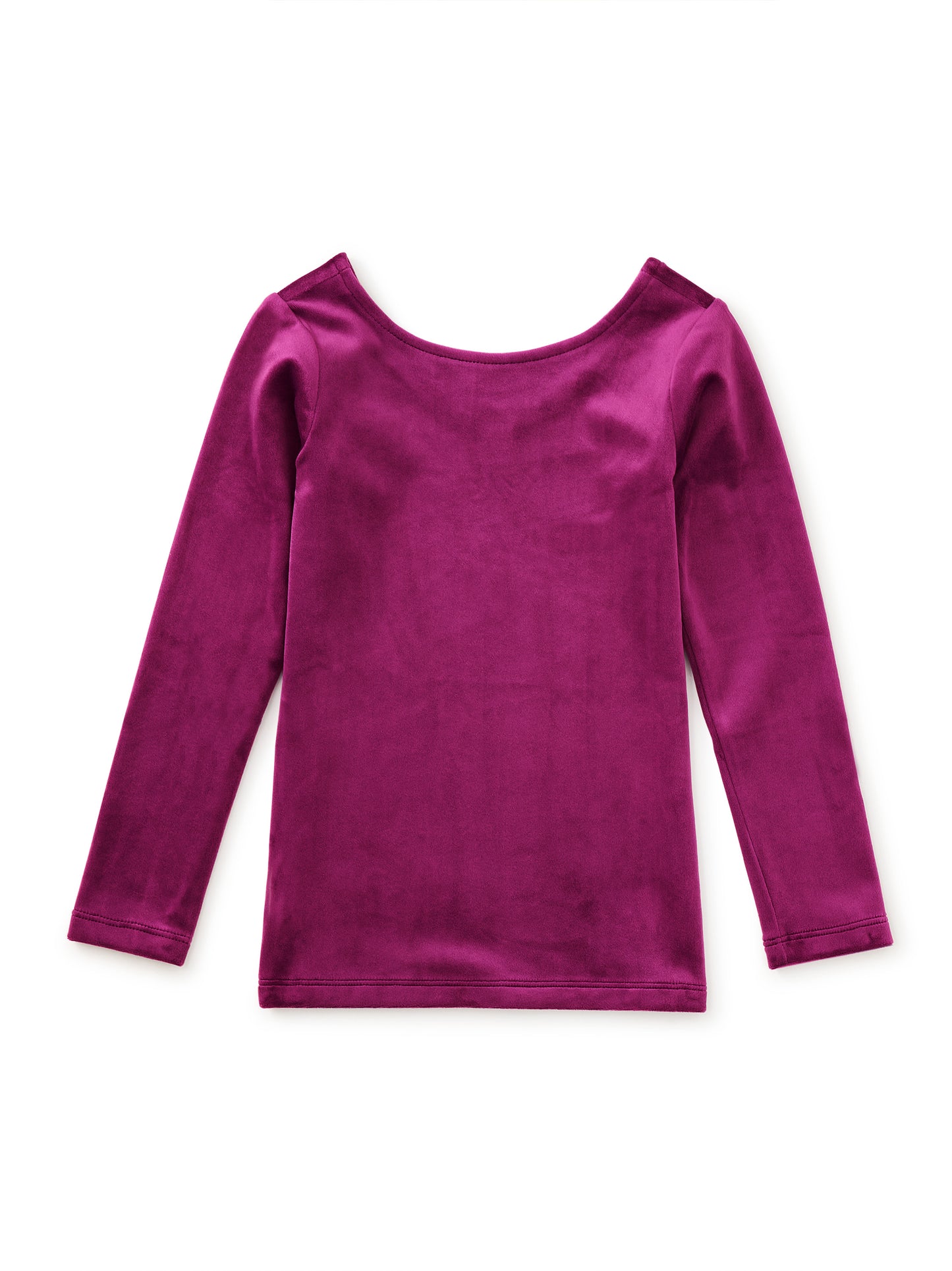 Tea Collection Girls Cosmic Berry Velour Long Sleeve Shirt Size: 5T Cosmic Berry Velour