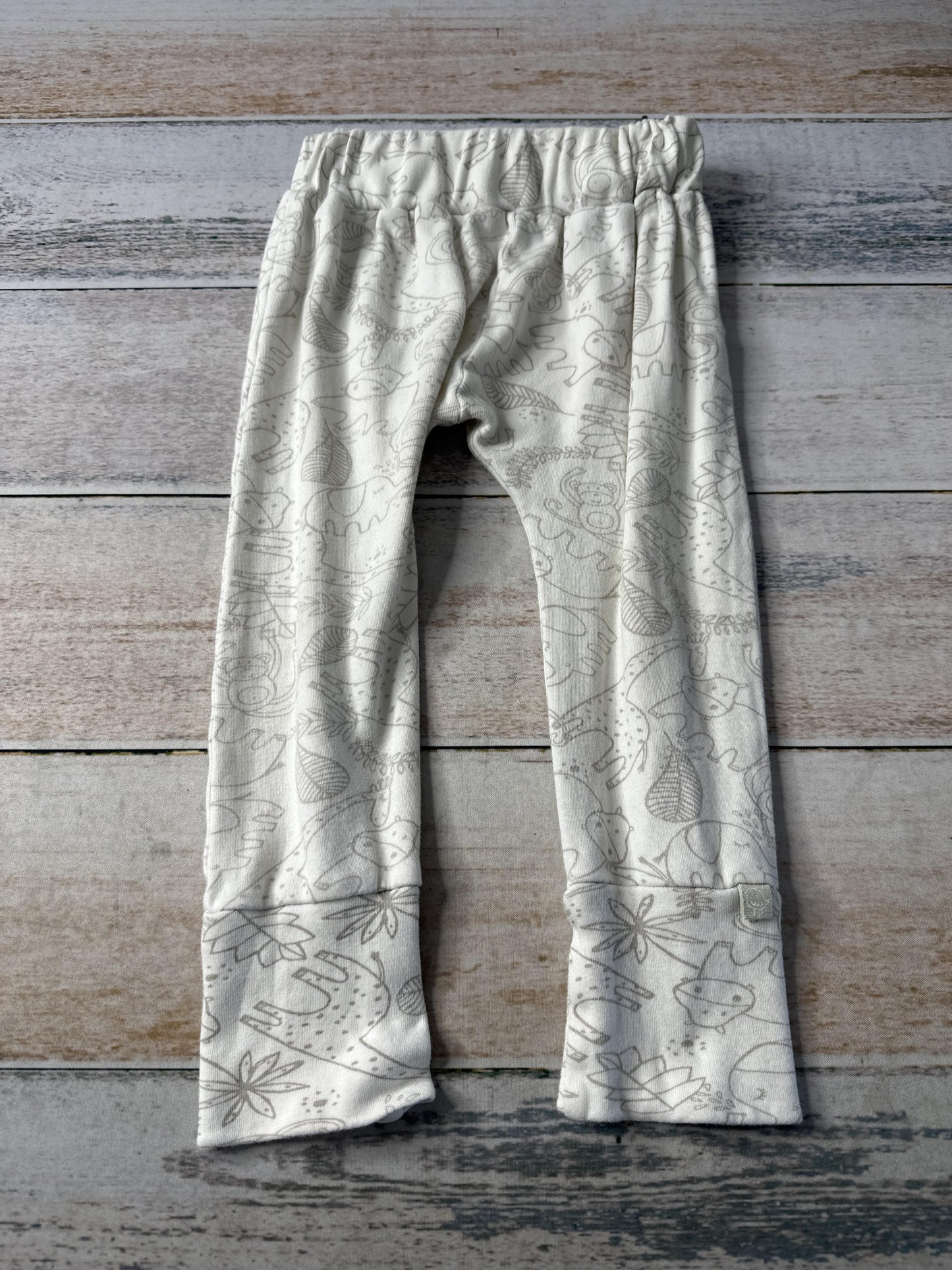 Finn + Emma Unisex cream | animlas Pants Size: 2-3 Years cream | animlas