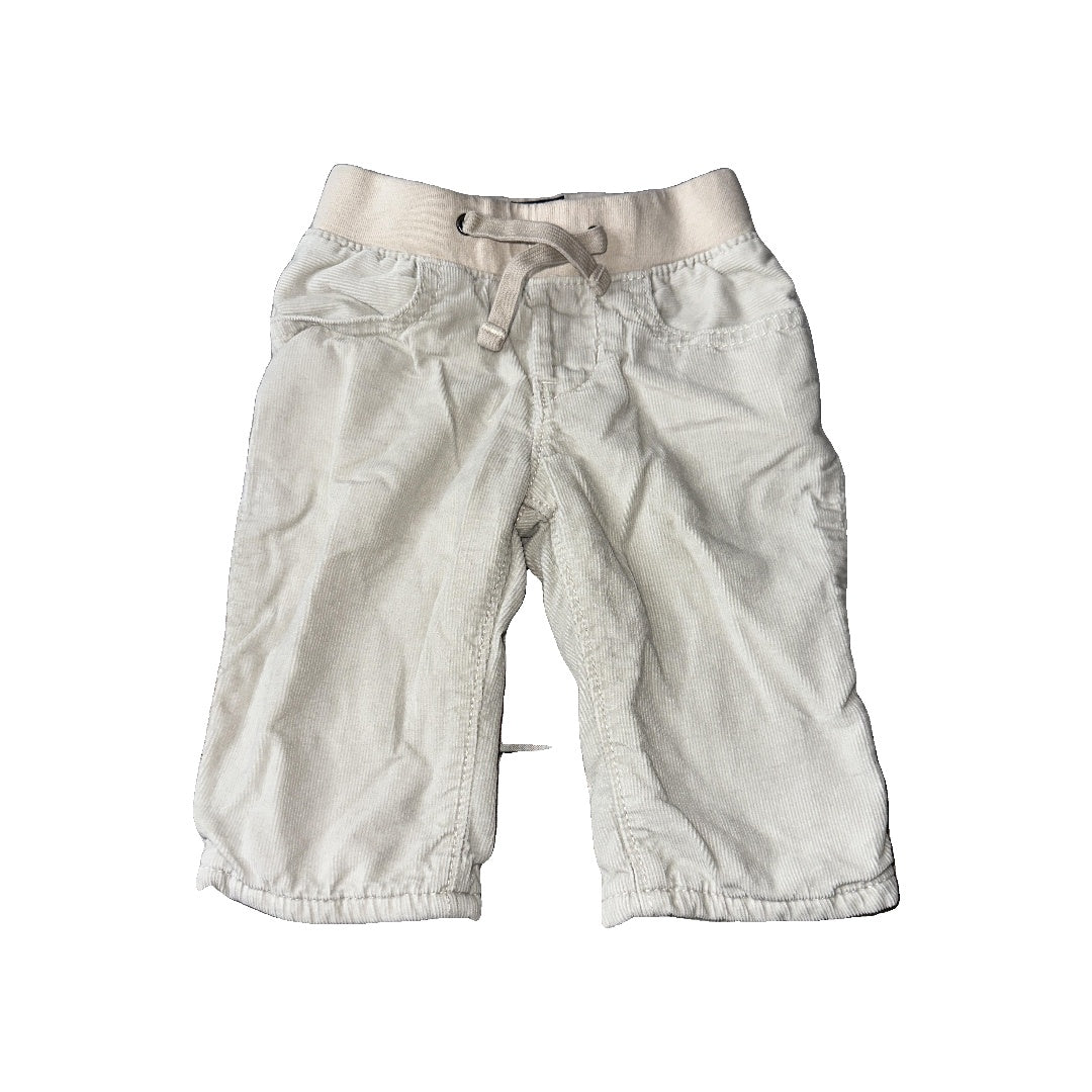 Gap Boys cream | Corduroy Pants Size: 3-6 months cream | Corduroy