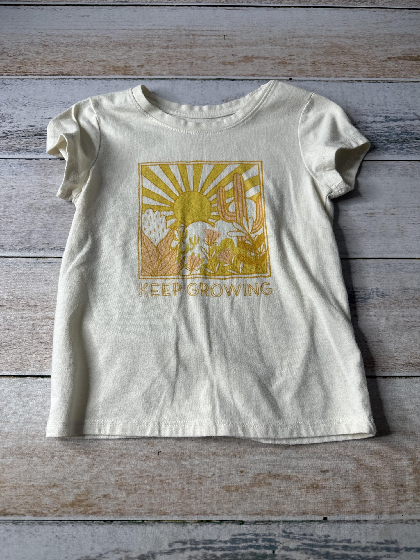 Cat & Jack Girls cream | Graphic T-Shirt Size: 4T cream | Graphic