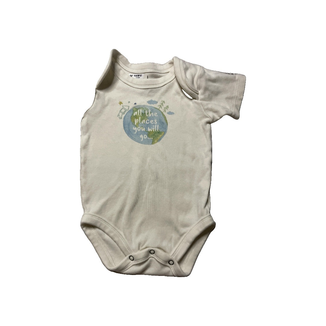 Finn + Emma Boys cream | light green | Light Blue Onesie Size: 9-12 Months cream | light green | Light Blue