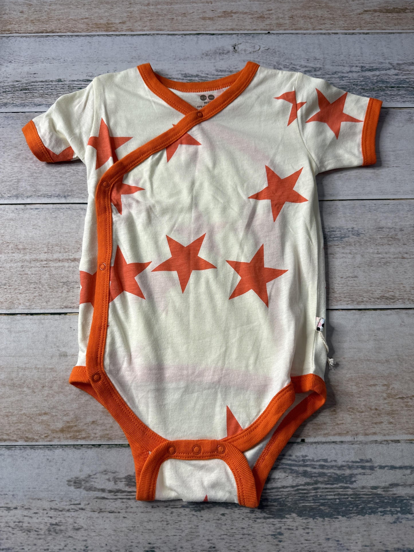 Babysoy Unisex cream | orange Onesie Size: 18-24 months cream | orange