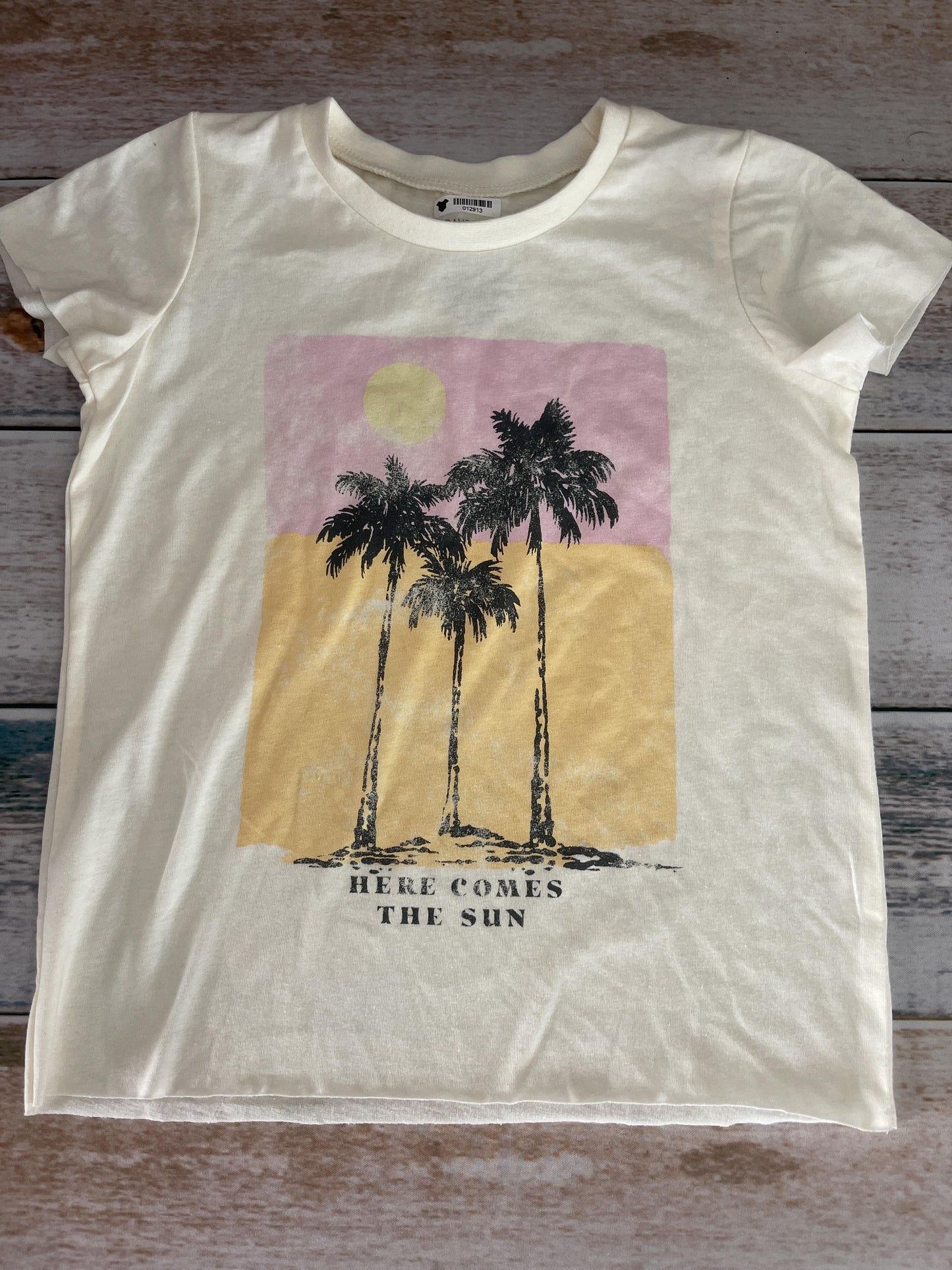 Grayson mini Girls cream | pink | Yellow T-Shirt Size: 5 cream | pink | Yellow