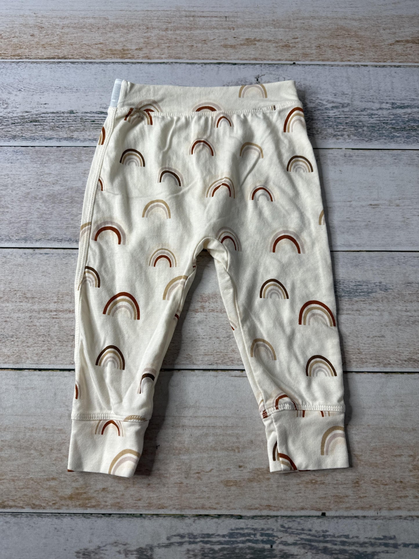 Loulou Lollipop Girls cream | Rainbow Pants Size: 12-18 months cream | Rainbow