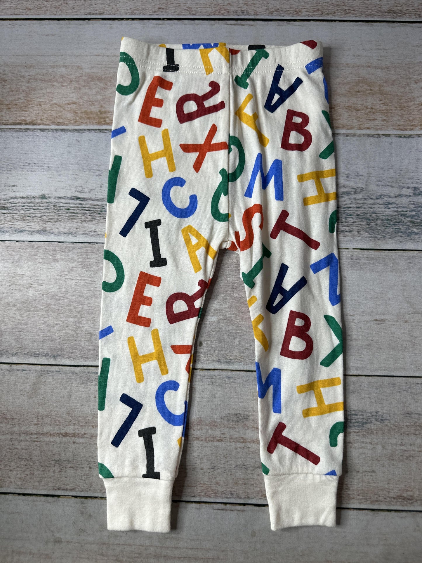 Old Navy Unisex cream | Rainbow Pajamas Size: 18-24 months cream | Rainbow