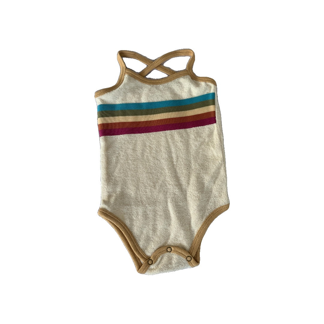 L’oved Baby Girls cream | Rainbow Romper Size: 18-24 months cream | Rainbow