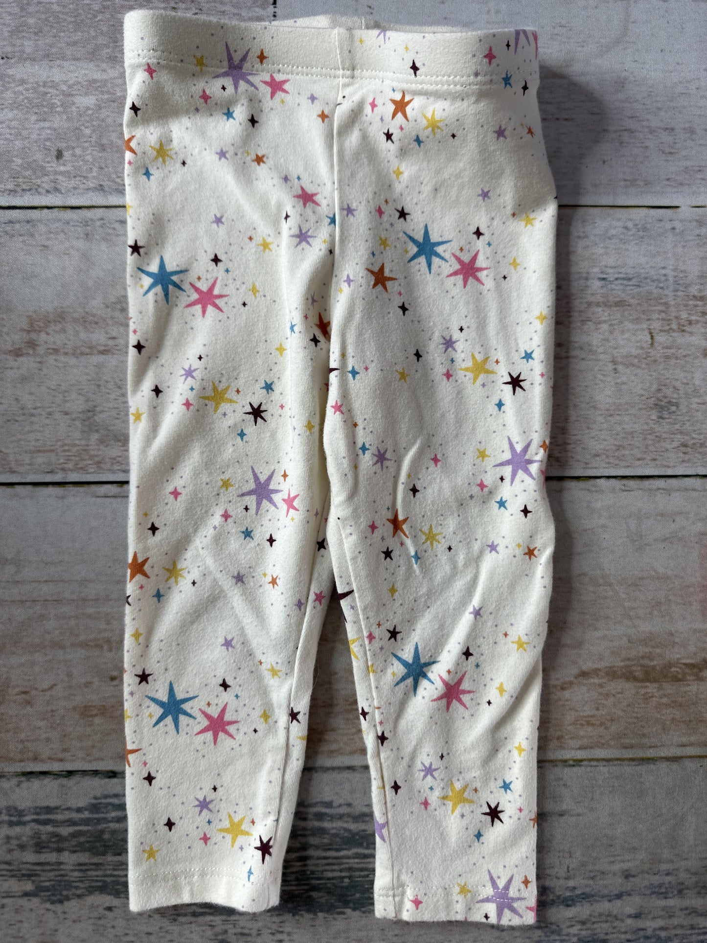 Old Navy Girls cream | Stars Pants Size: 18 months cream | Stars