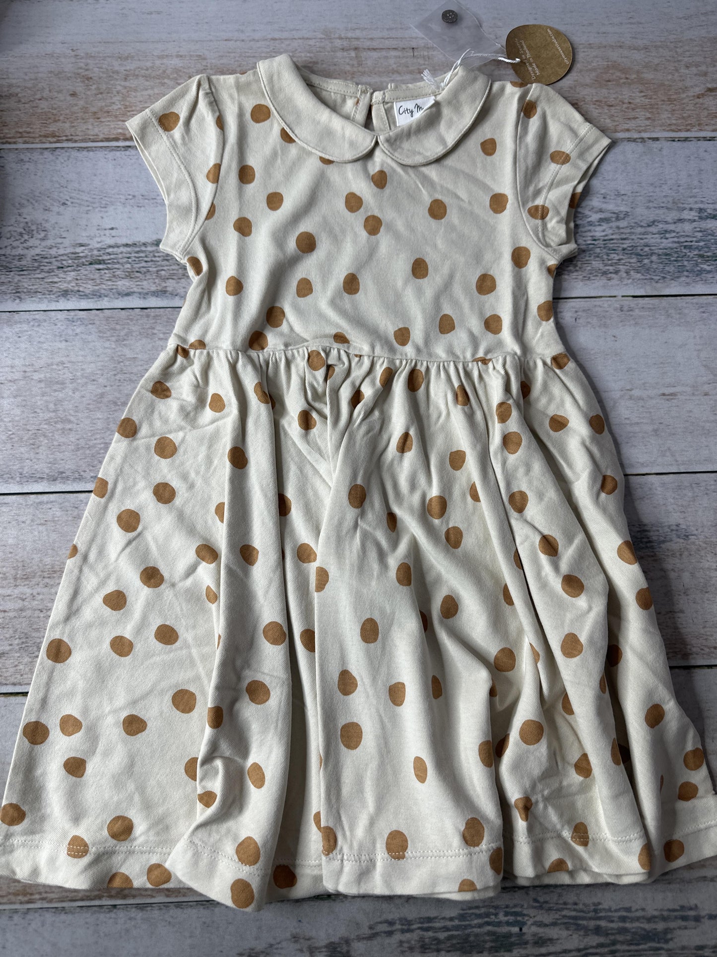 City Mouse Girls cream | Tan Dress Size: 3T cream | Tan