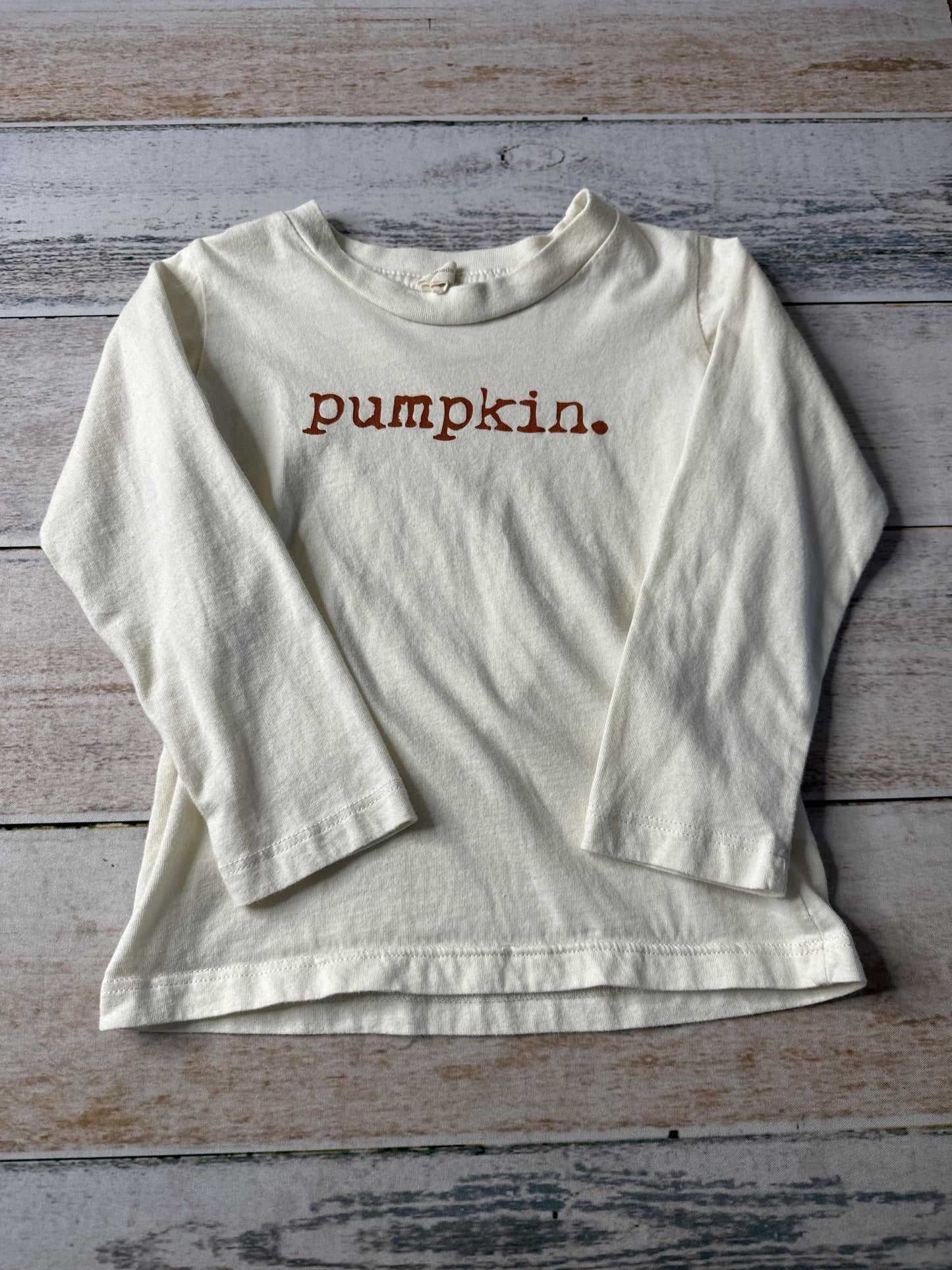 Tenth + Pine Unisex cream | Text Long Sleeve T-Shirt Size: 2-3 Years cream | Text