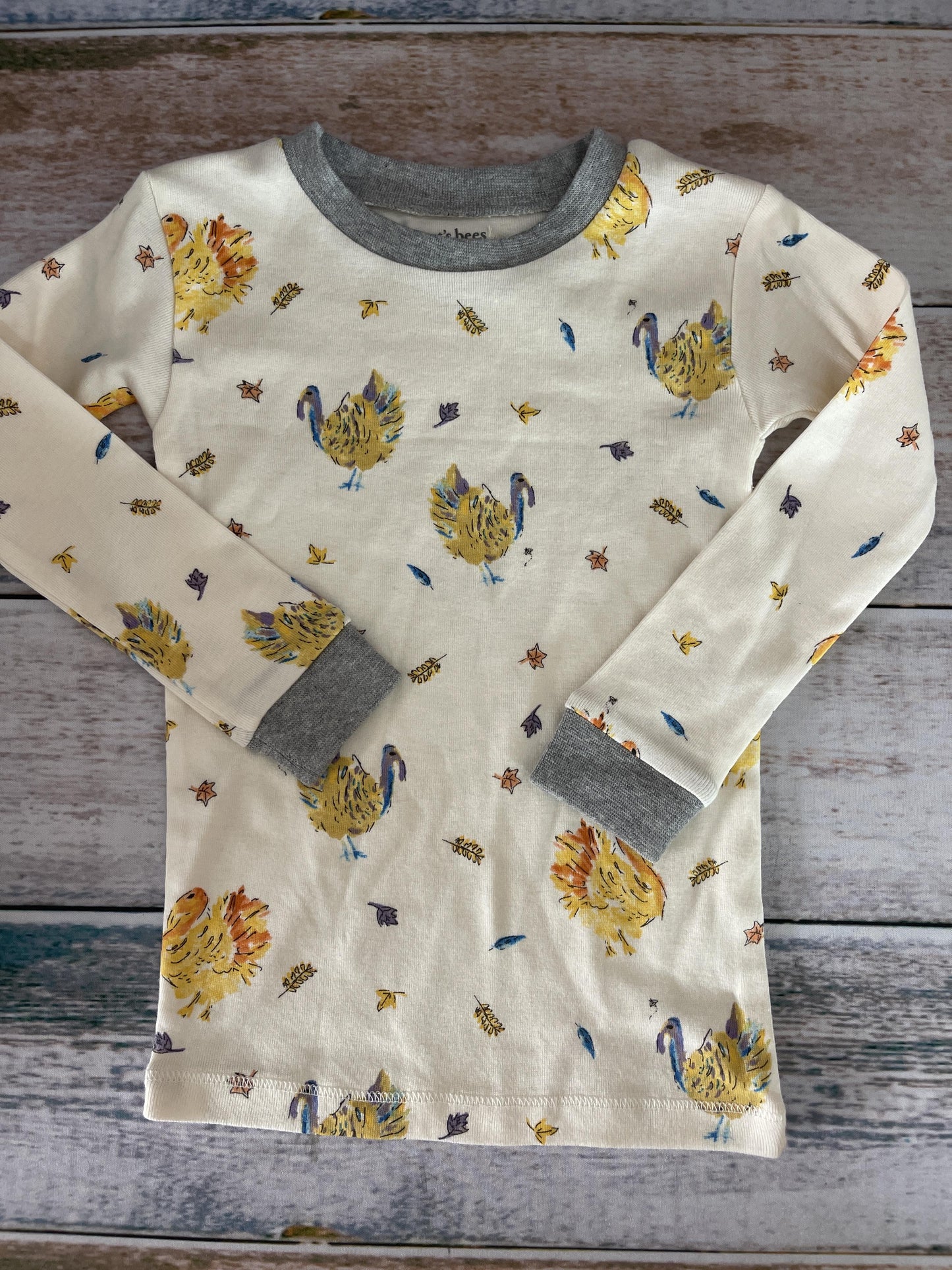 Burt's Bees Unisex cream | Yellow Pajamas Size: 2T cream | Yellow