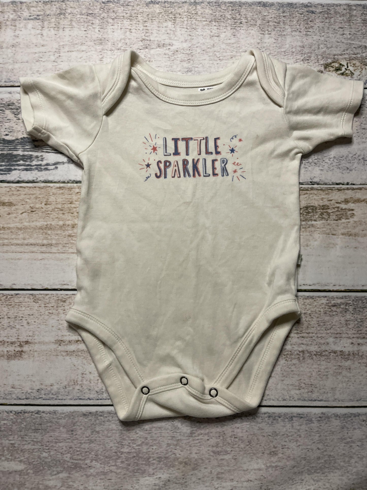 Finn + Emma Unisex cream Onesie Size: 9-12 Months cream