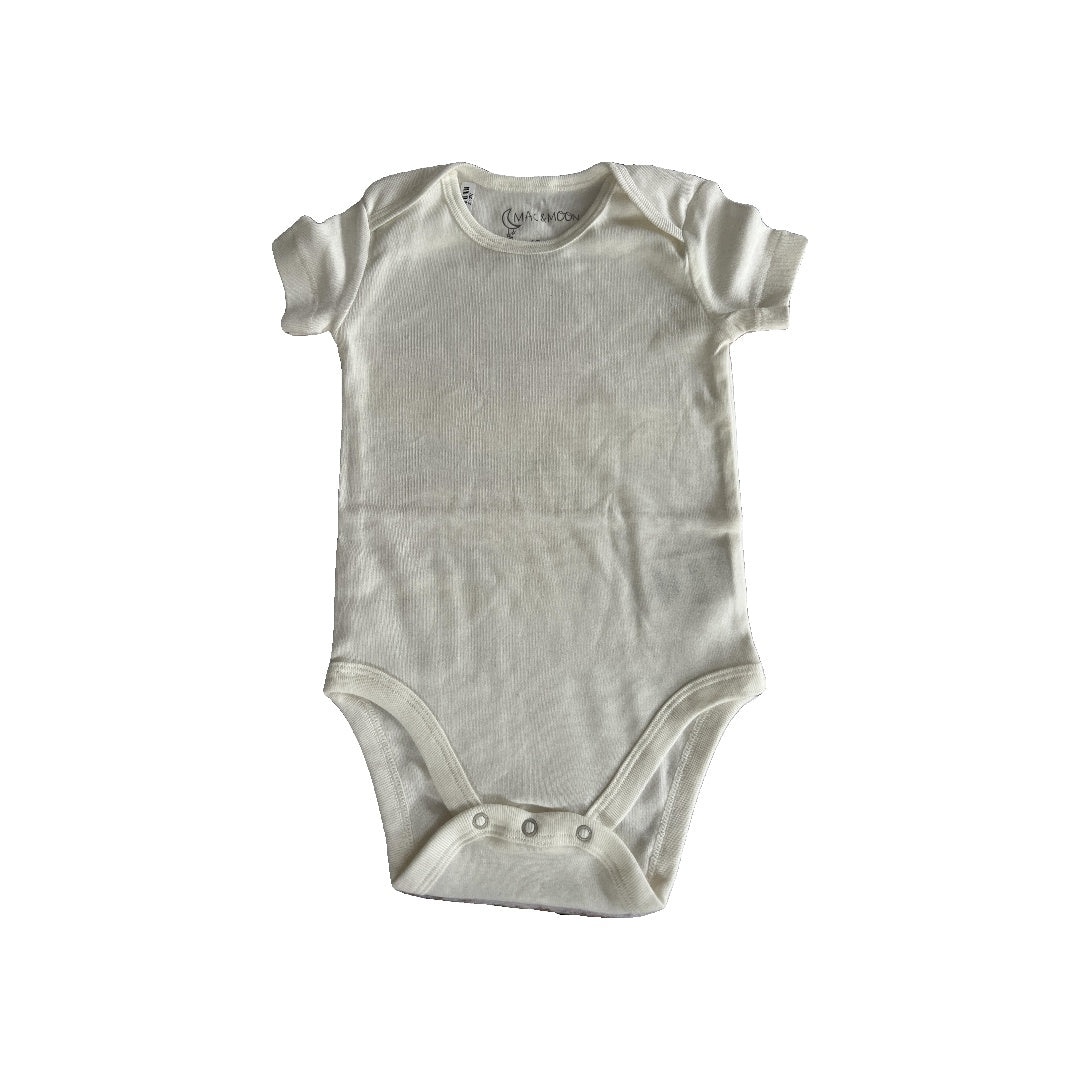 Mac and Moon Unisex cream Onesie Size: 18 months cream