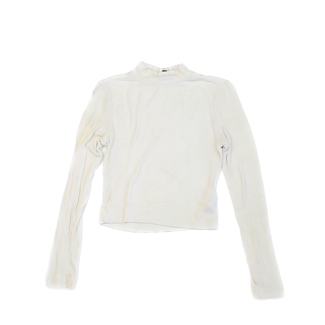 Shinestar Girls Cream Long Sleeve Shirt Size: S Cream