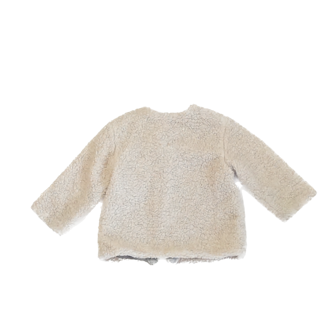 Zara Girls Cream Jacket Size: 2-3T Cream