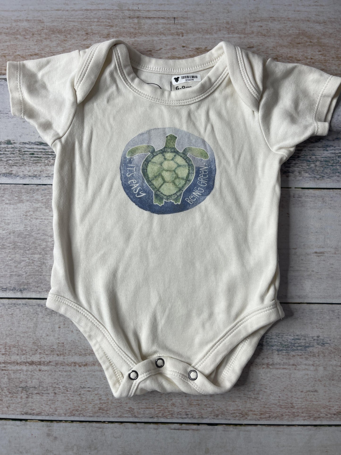 Finn + Emma Boys cream Onesie Size: 6-9 months cream