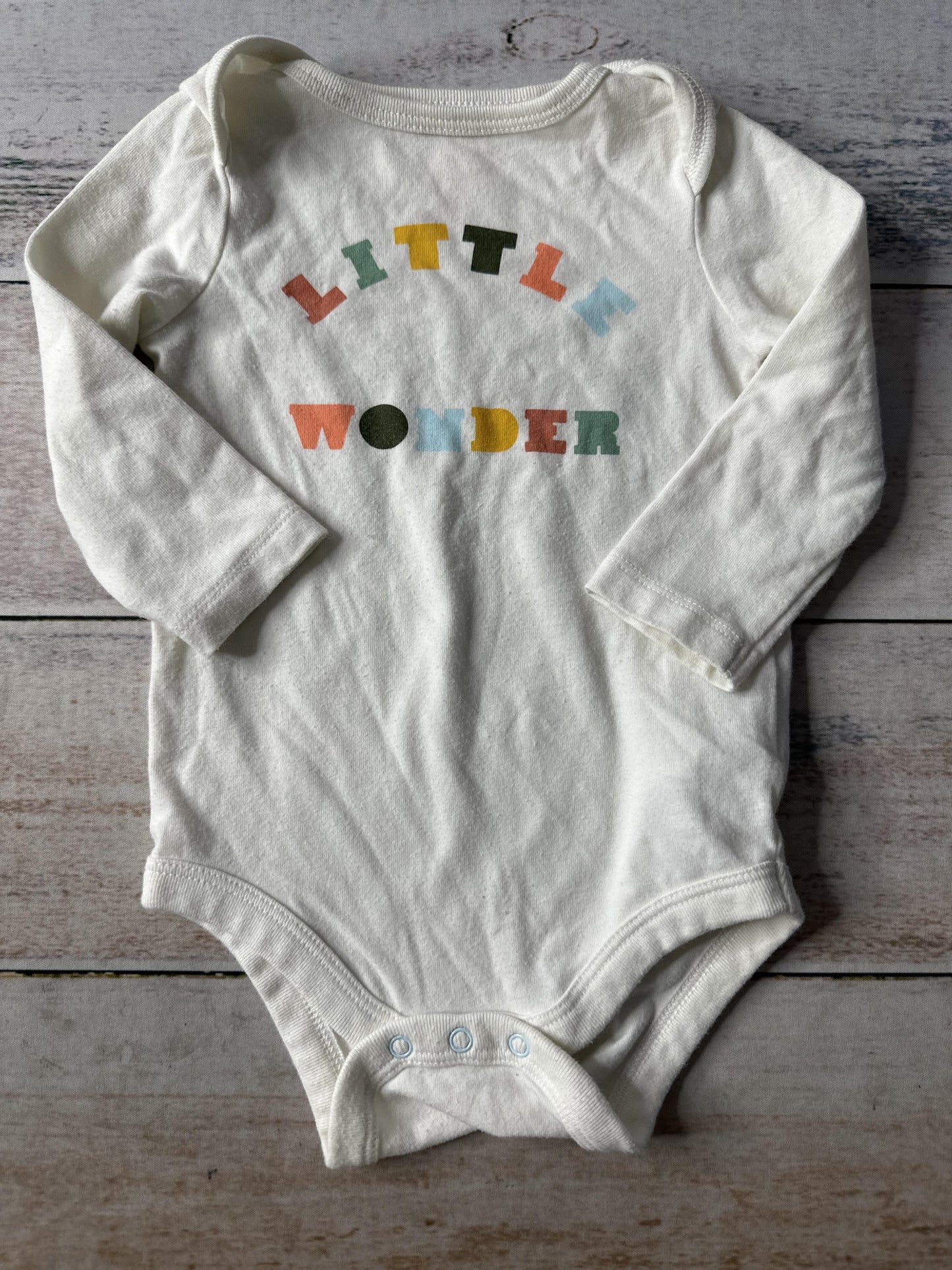 Cat & Jack Girls cream Onesie Size: 3-6 months cream