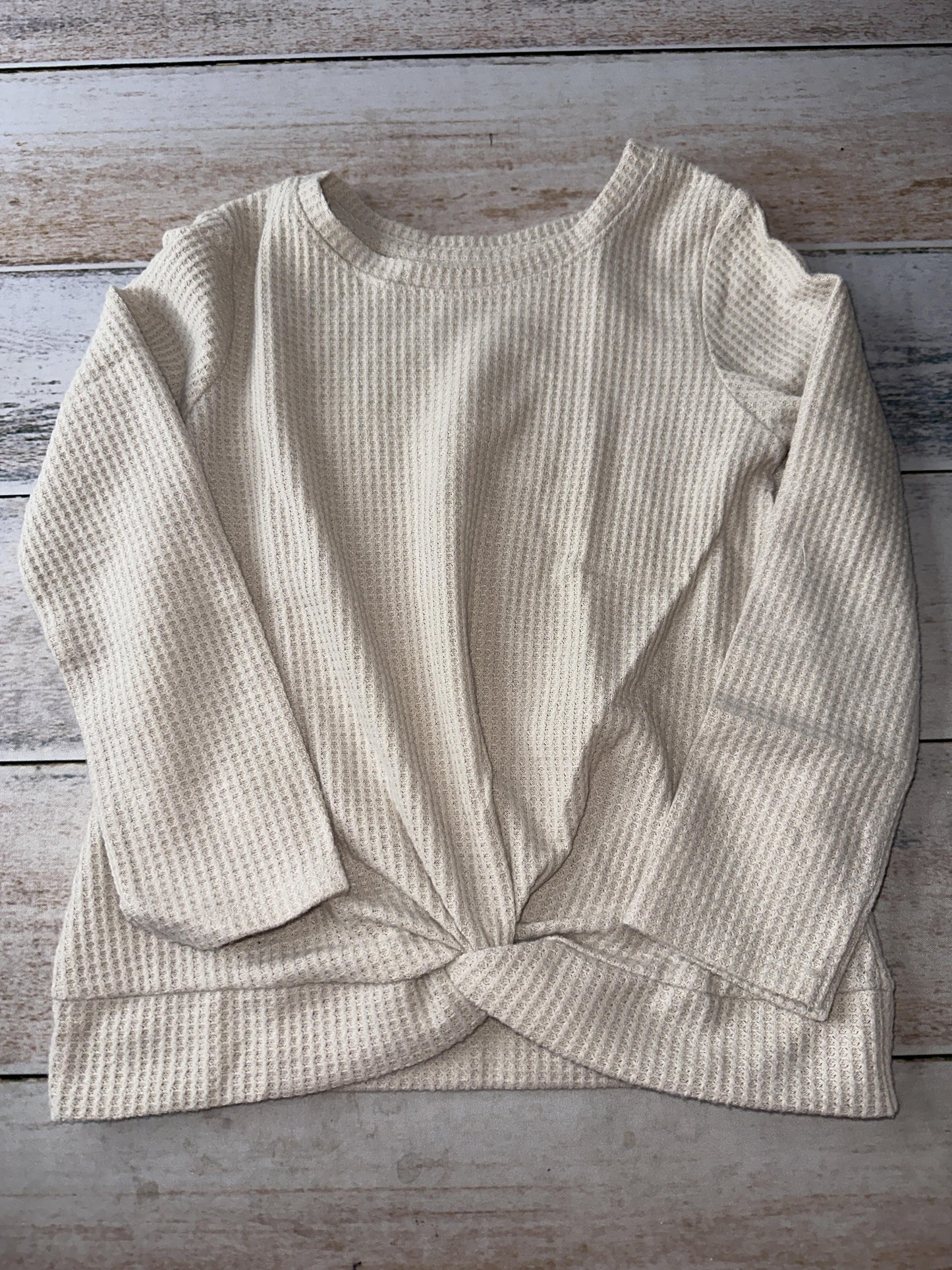 Cat & Jack Girls cream Long Sleeve Shirt Size: 5T cream