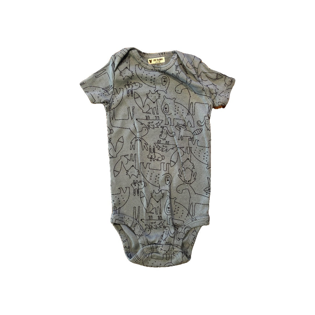 Carters Boys Denim | animals Onesie Size: 9 months Denim | animals