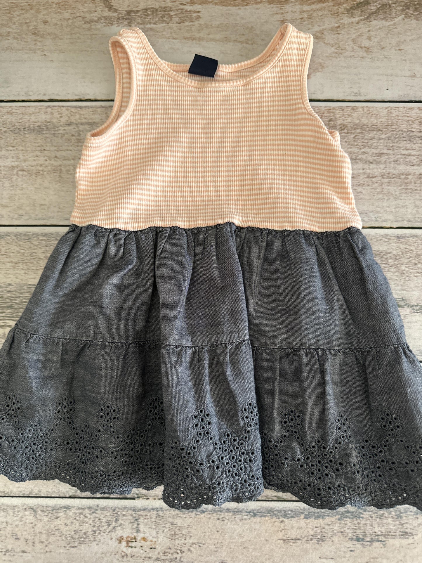 Gap Girls Denim | pink | White Dress Size: 2T Denim | pink | White