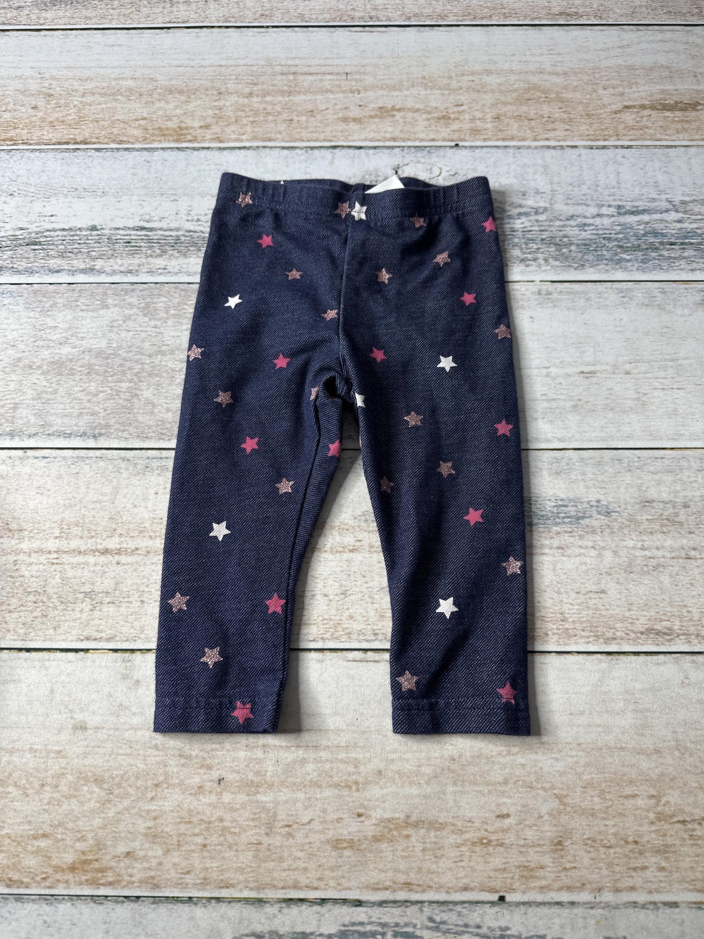Carters Girls Denim | Stars Pants Size: 9 months Denim | Stars