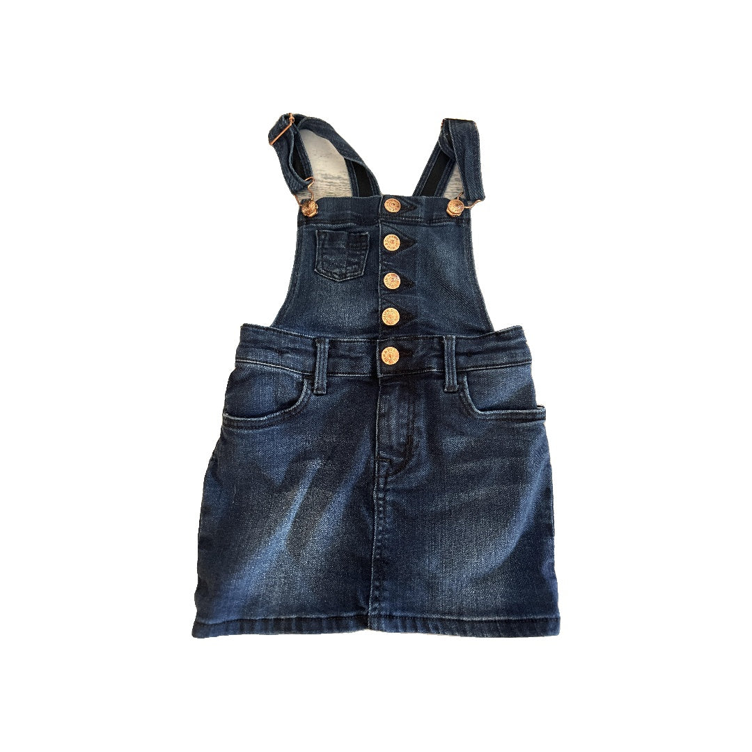 H&M Girls Denim Jumper Size: 5 Denim