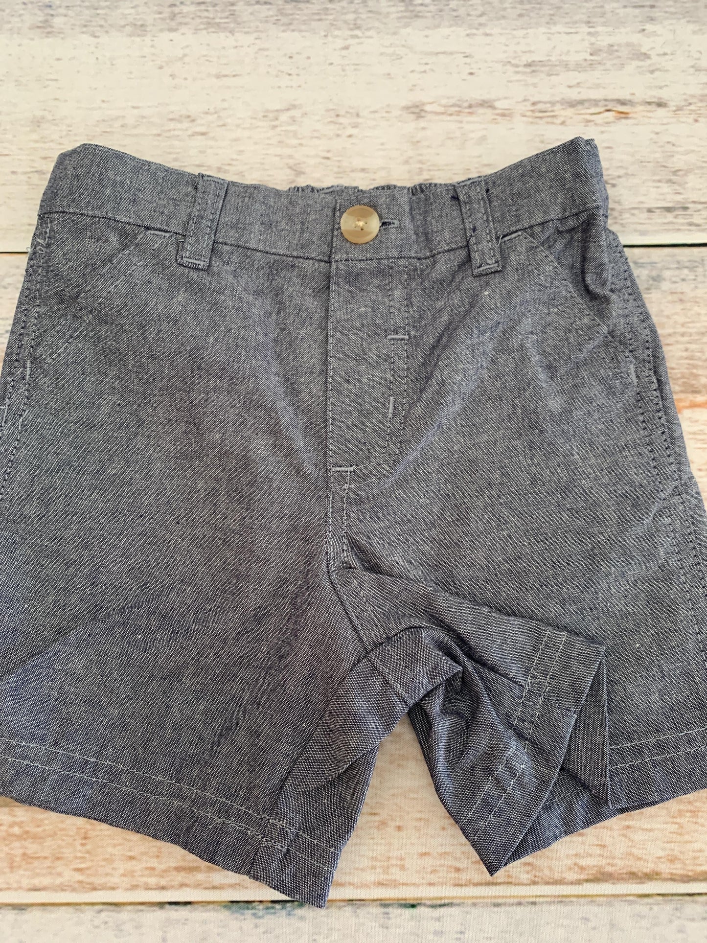 Little Me Boys Denim Shorts Size: 12M Denim