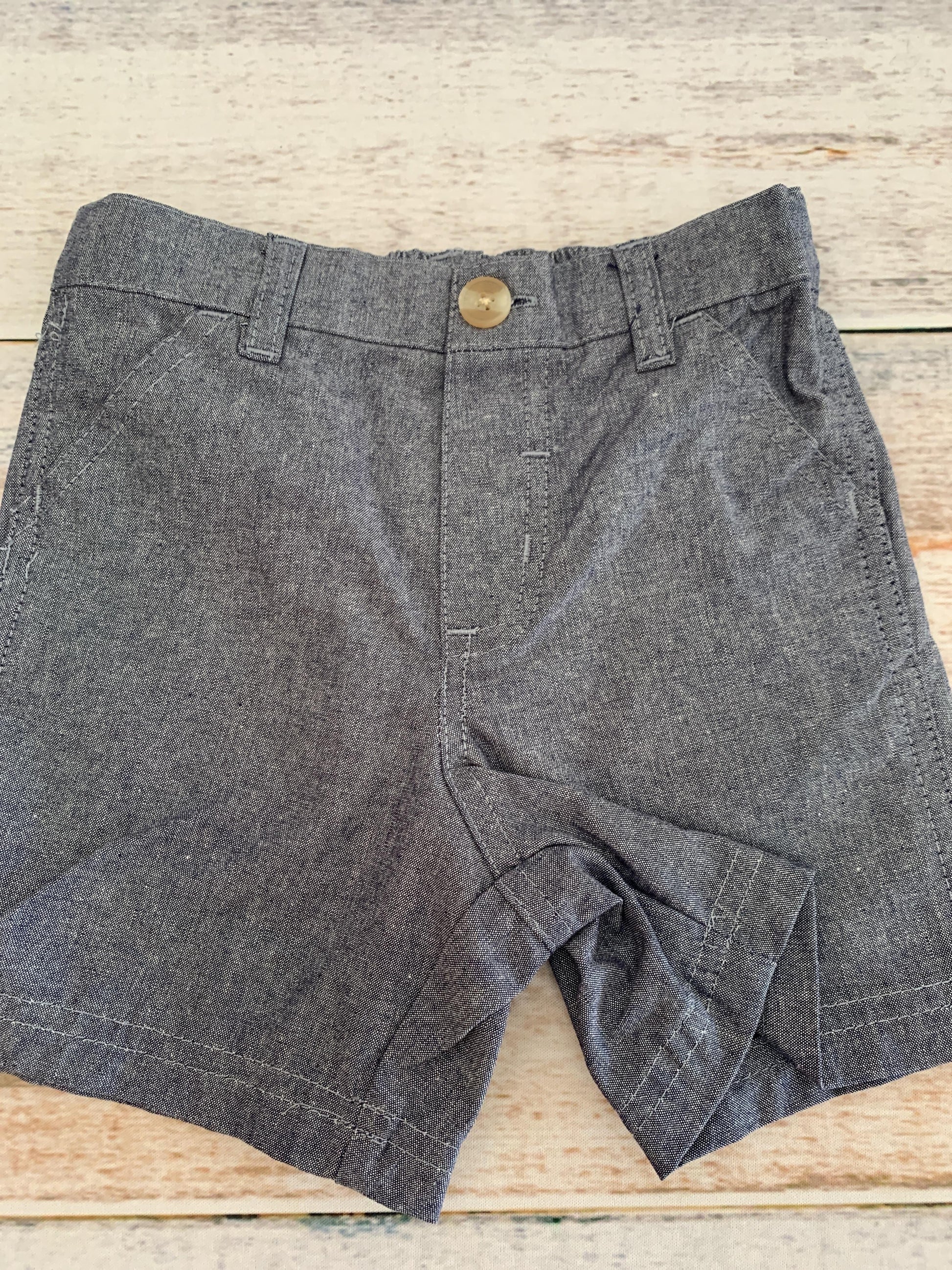 Little Me Boys Denim Shorts Size: 12M Denim