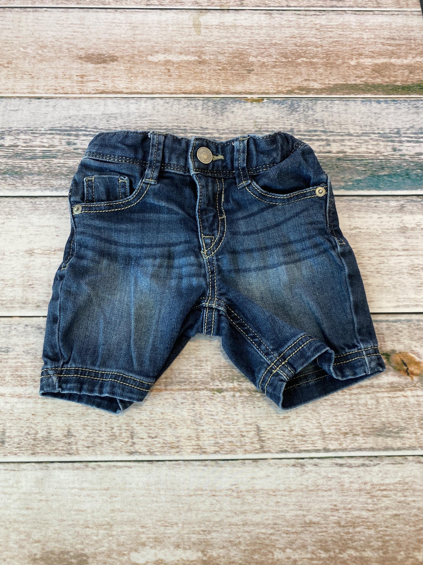 Beneton Unisex Denim Shorts Size: 12 months Denim