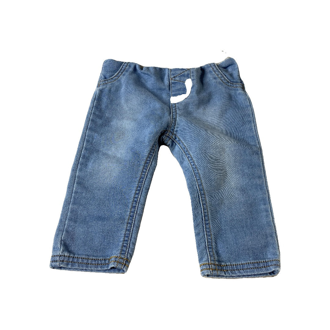 Cat & Jack Unisex Denim Jeans Size: 6-9 months Denim