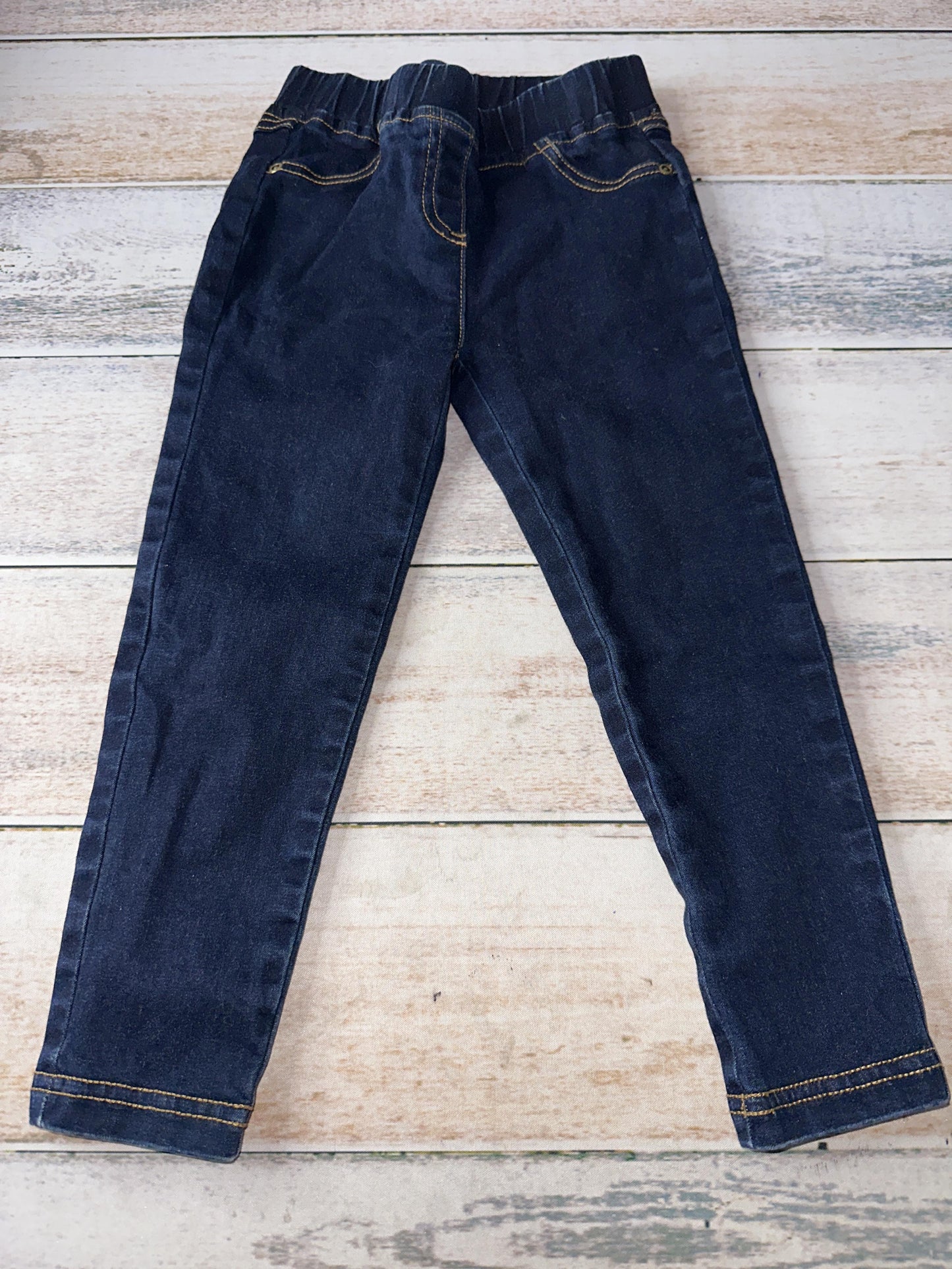 Hanna Andersson Girls Denim Pants Size: 4T Denim