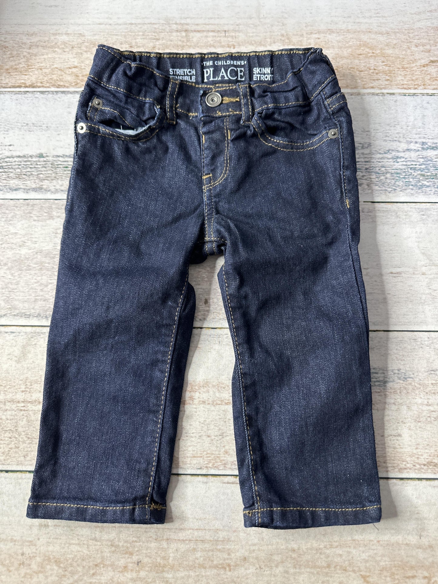 Children's Place Unisex Denim Jeans Size: 12 months Denim