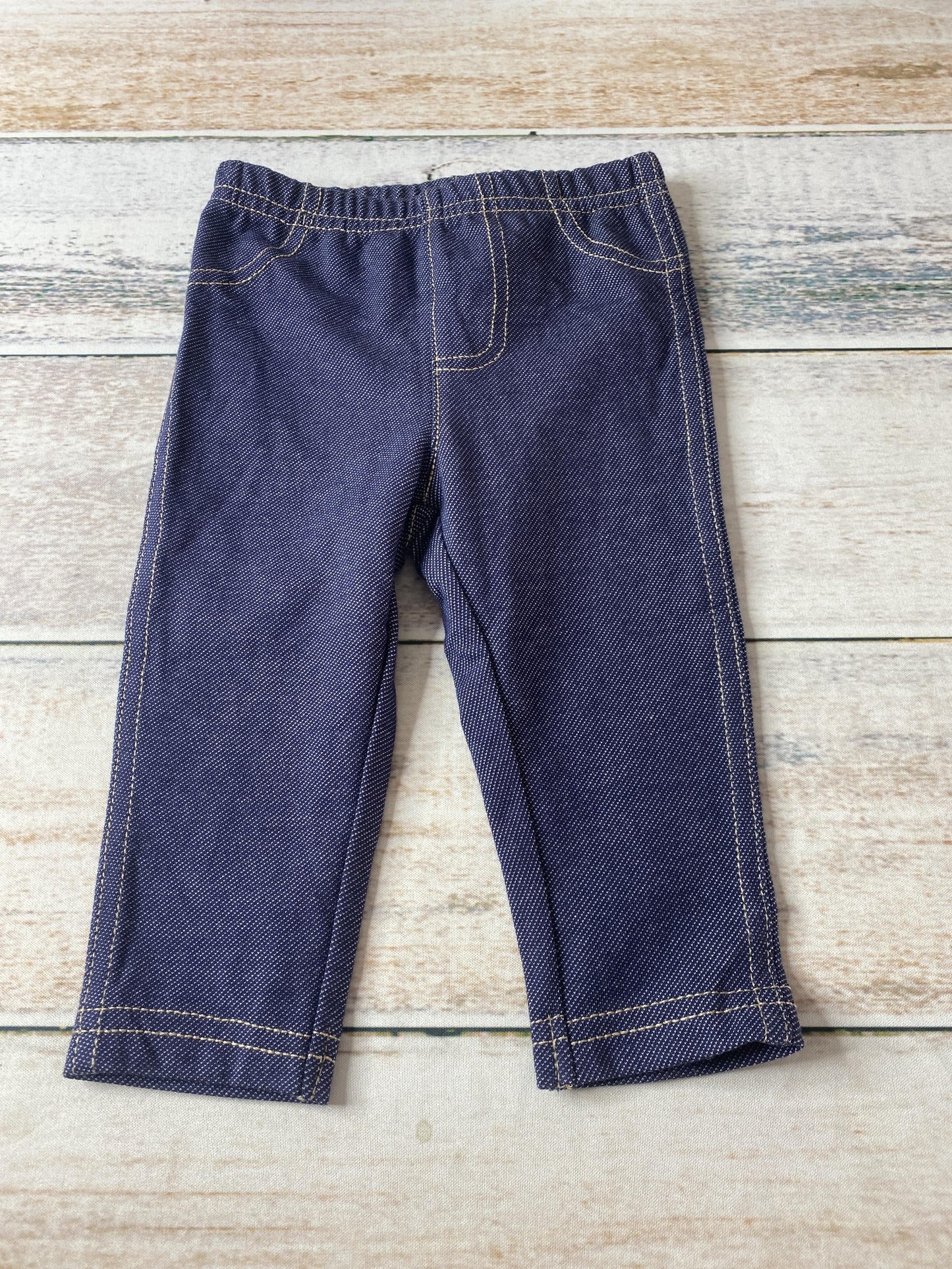 Carters Girls Denim Pants Size: 9 months Denim