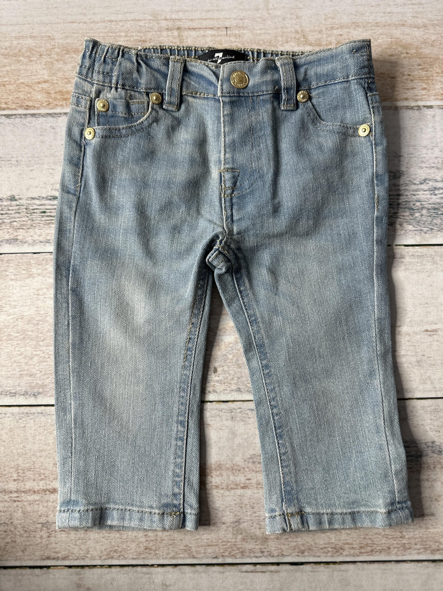 7 For All Mankind Girls Denim Jeans Size: 12 months Denim