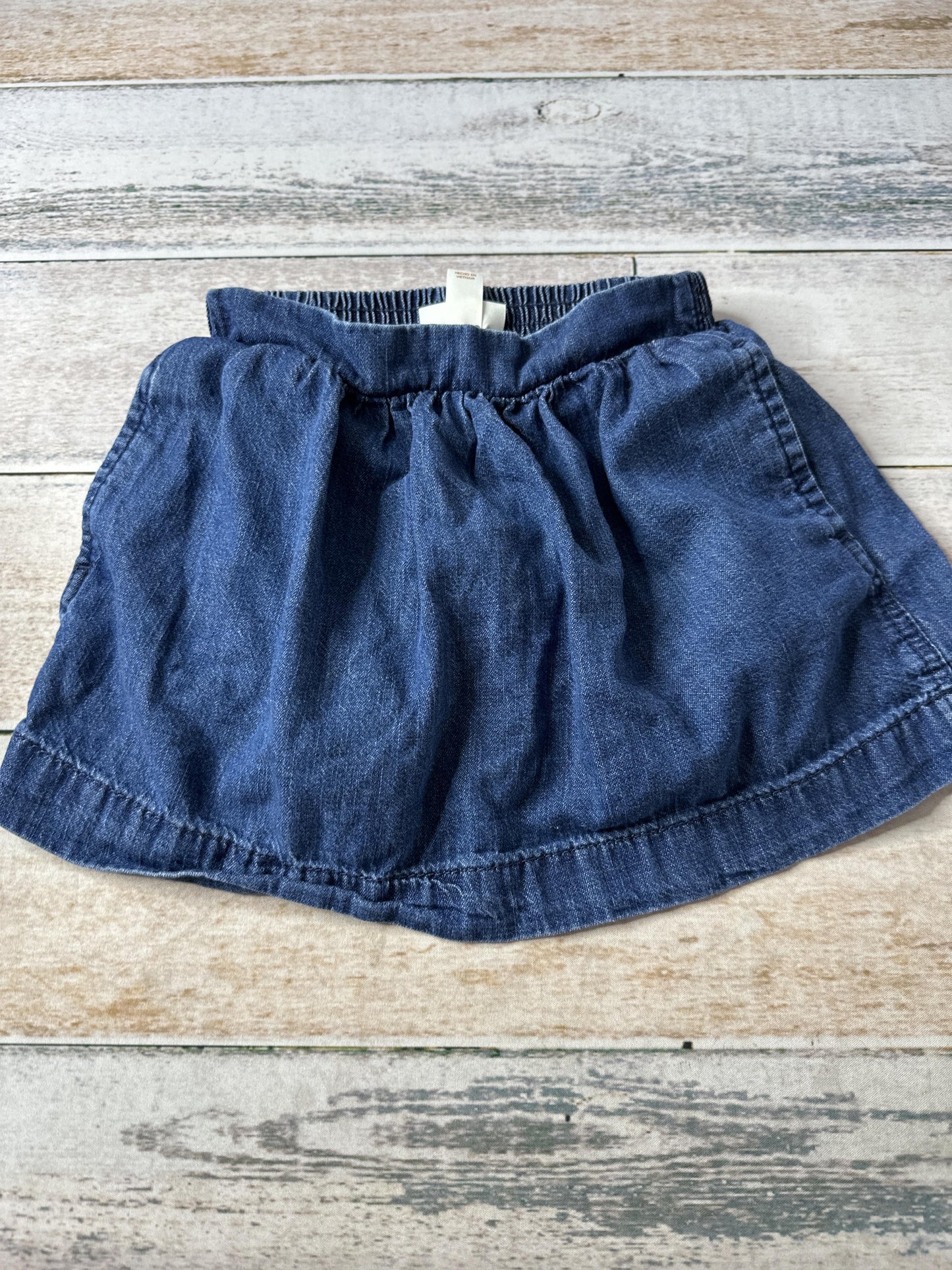 Cat & Jack Girls Denim Skirt Size: 4T Denim