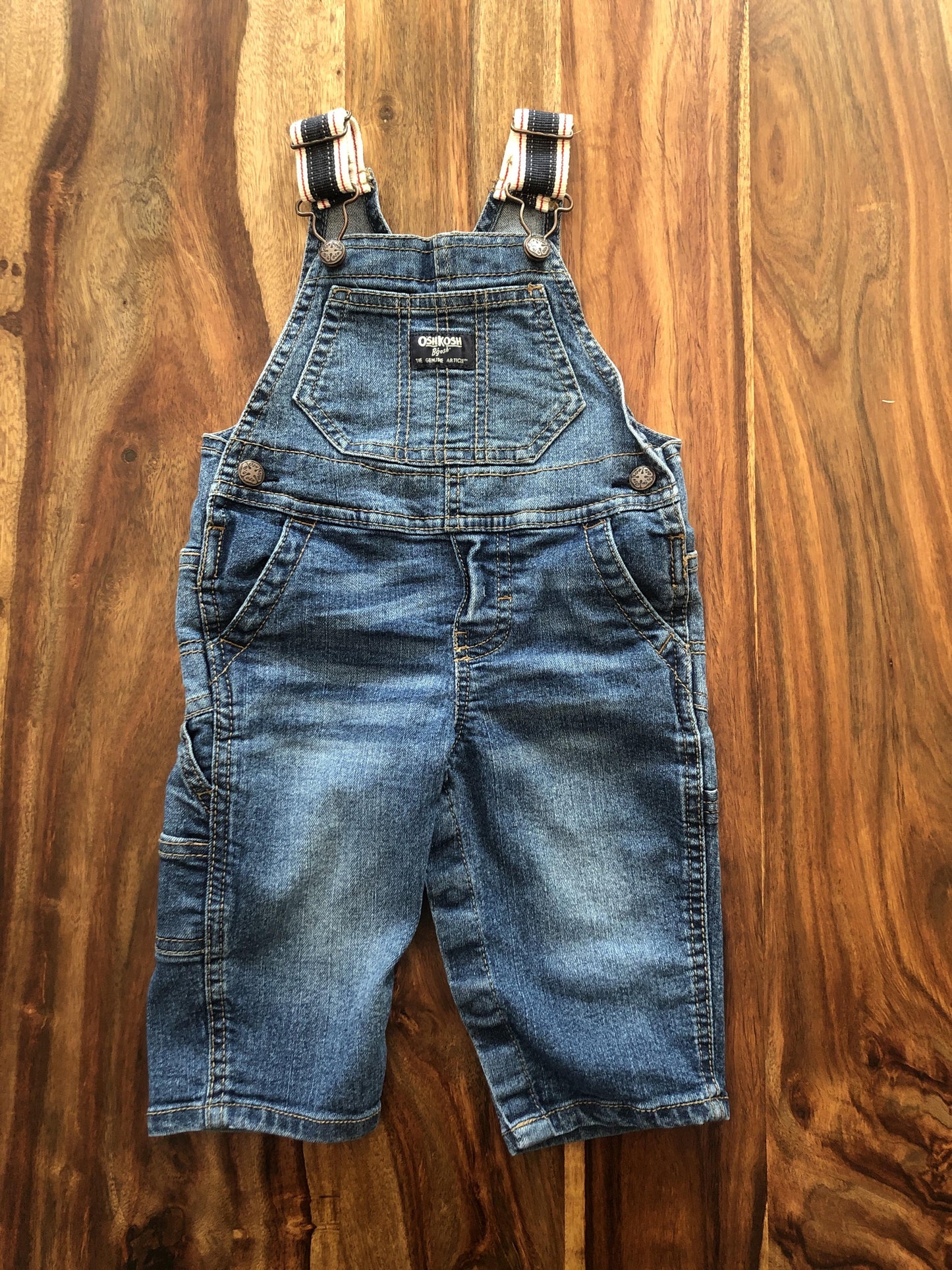 OshKosh Boys Denim Overalls Size: 9 months Denim