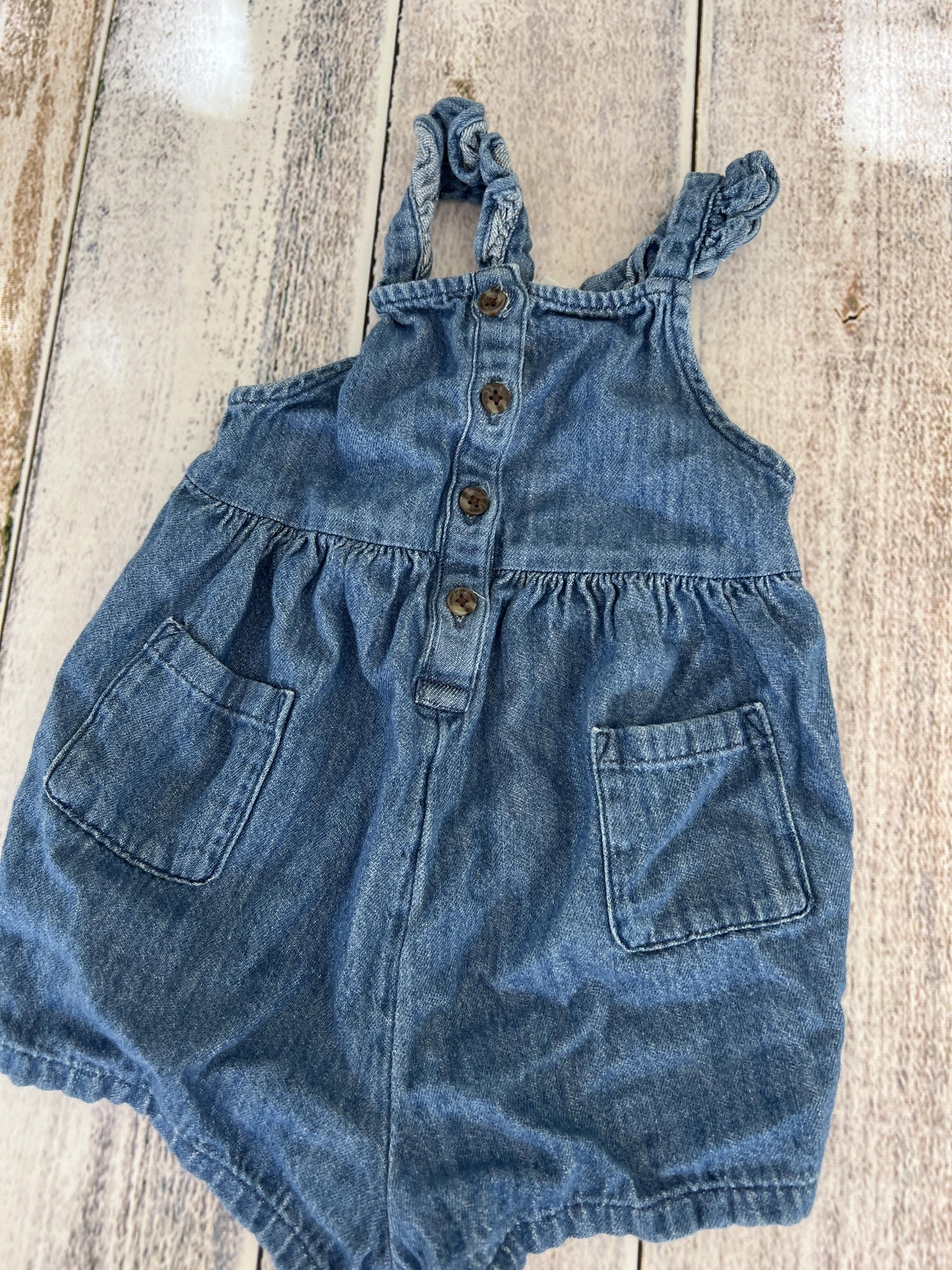 Old Navy Girls Denim Jumper Size: 12-18 months Denim