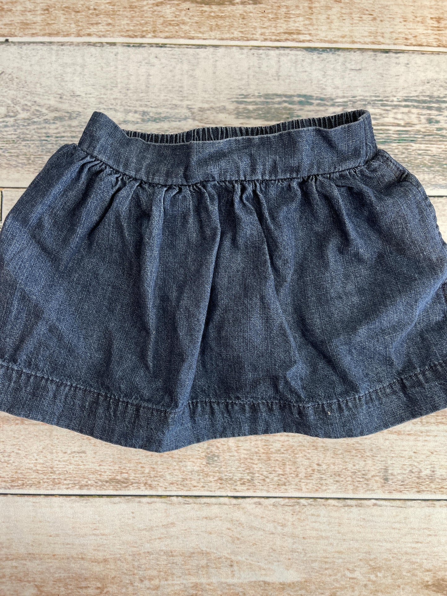 Cat & Jack Girls Denim Skirt Size: 4T Denim