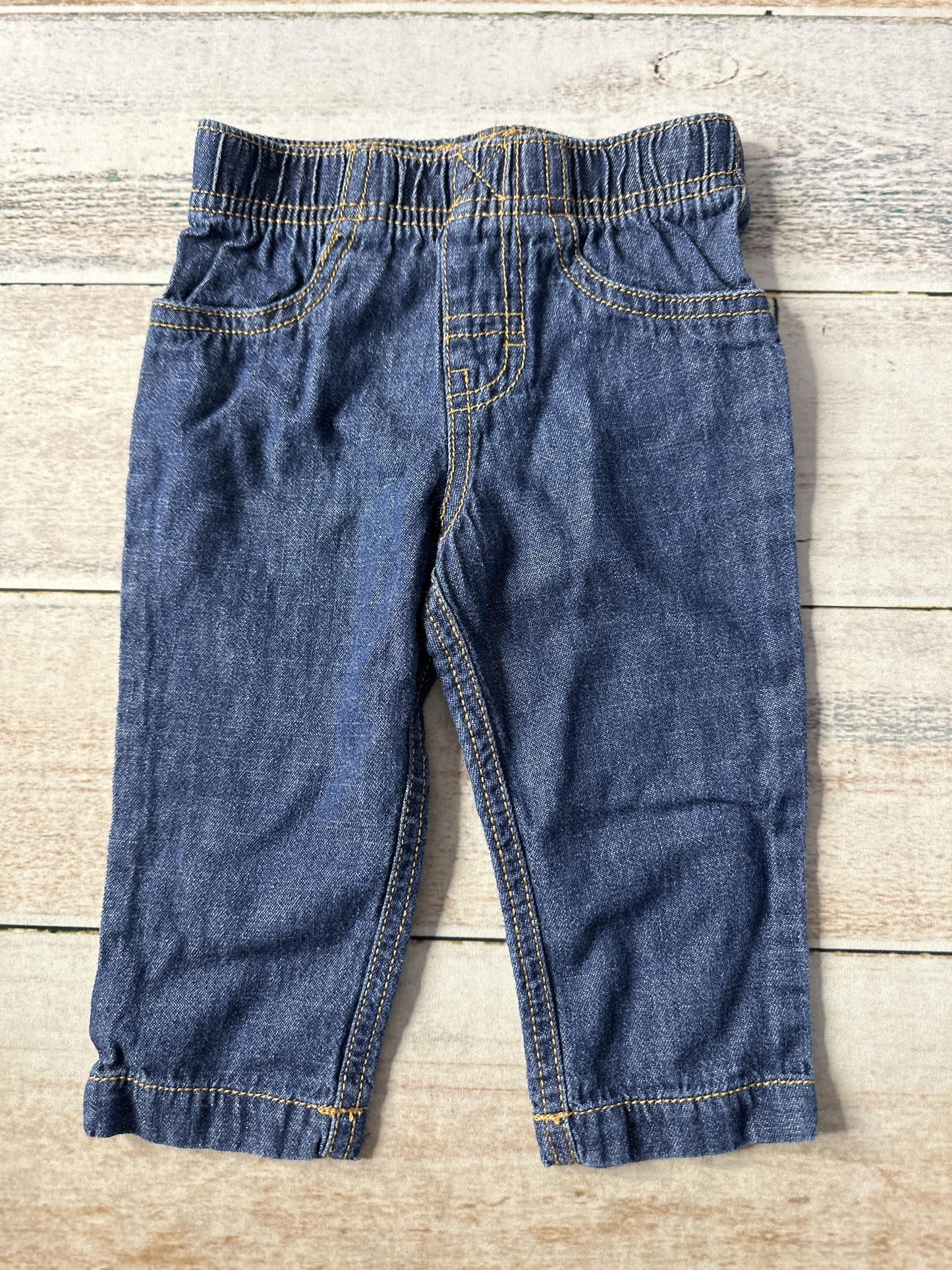 Carters Unisex Denim Pants Size: 9 months Denim