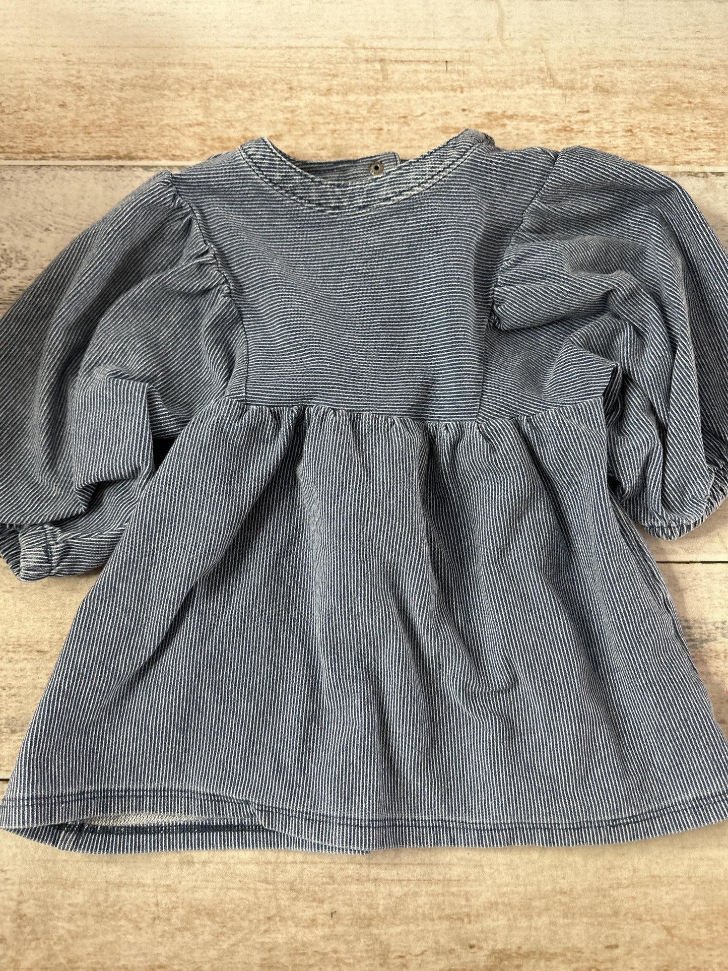 Zara Girls Denim Dress Size: 12-18 months Denim
